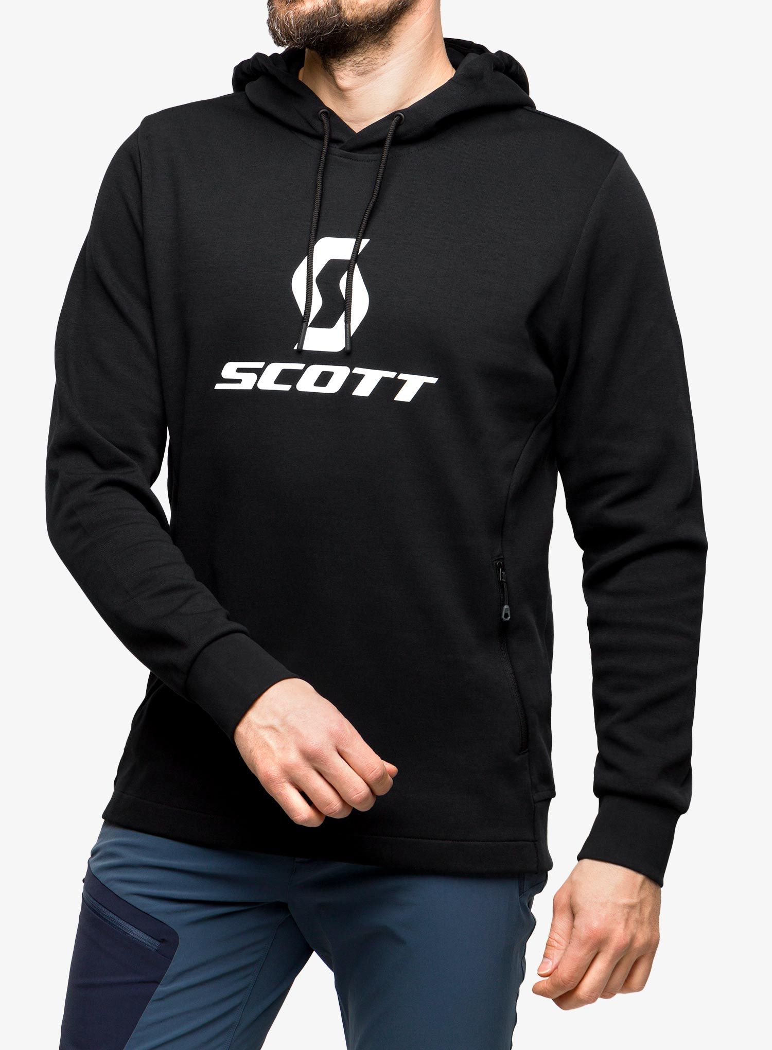 Jopica s kapuco SCOTT Hoody Tech - black