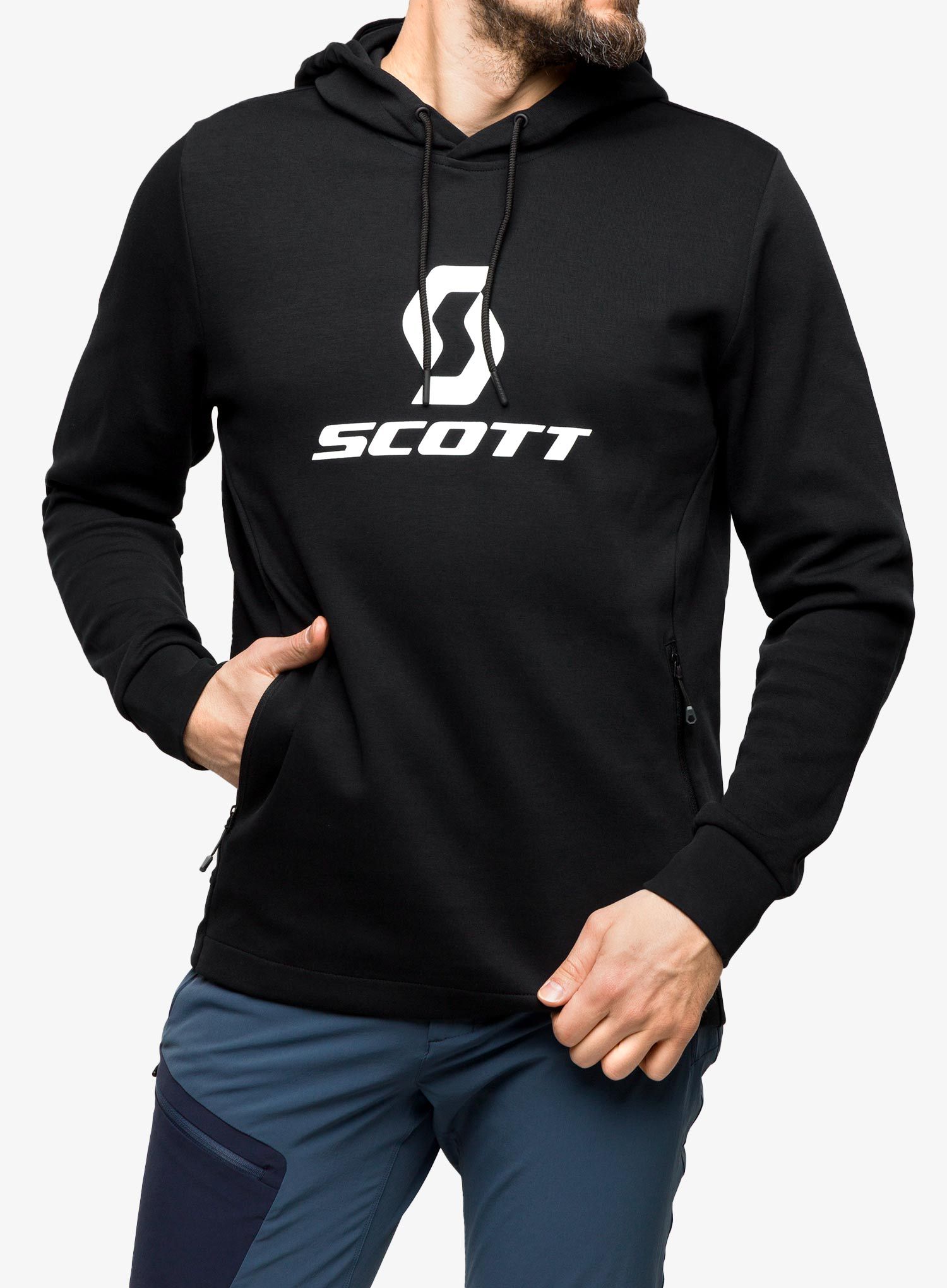Jopica s kapuco SCOTT Hoody Tech - black