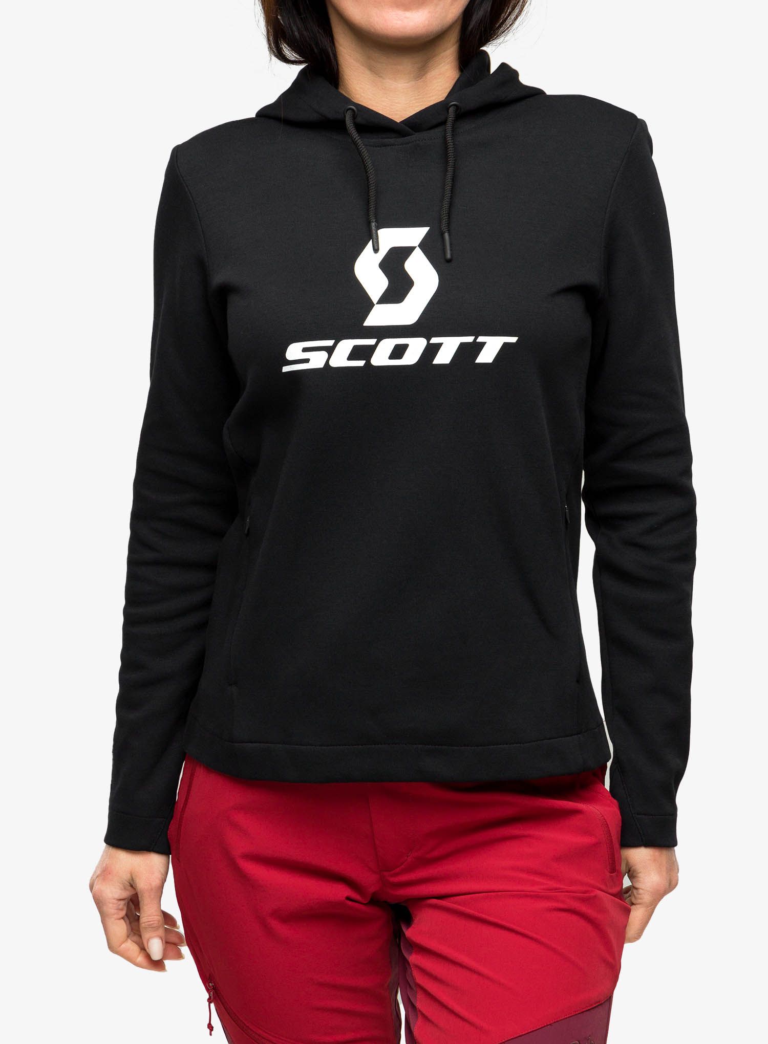 Ženska jopa s kapuco SCOTT Hoody Tech - blck