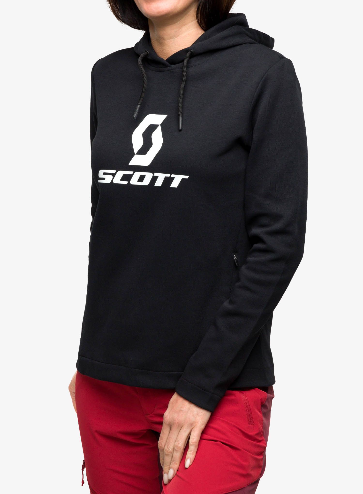 Ženska jopa s kapuco SCOTT Hoody Tech - blck
