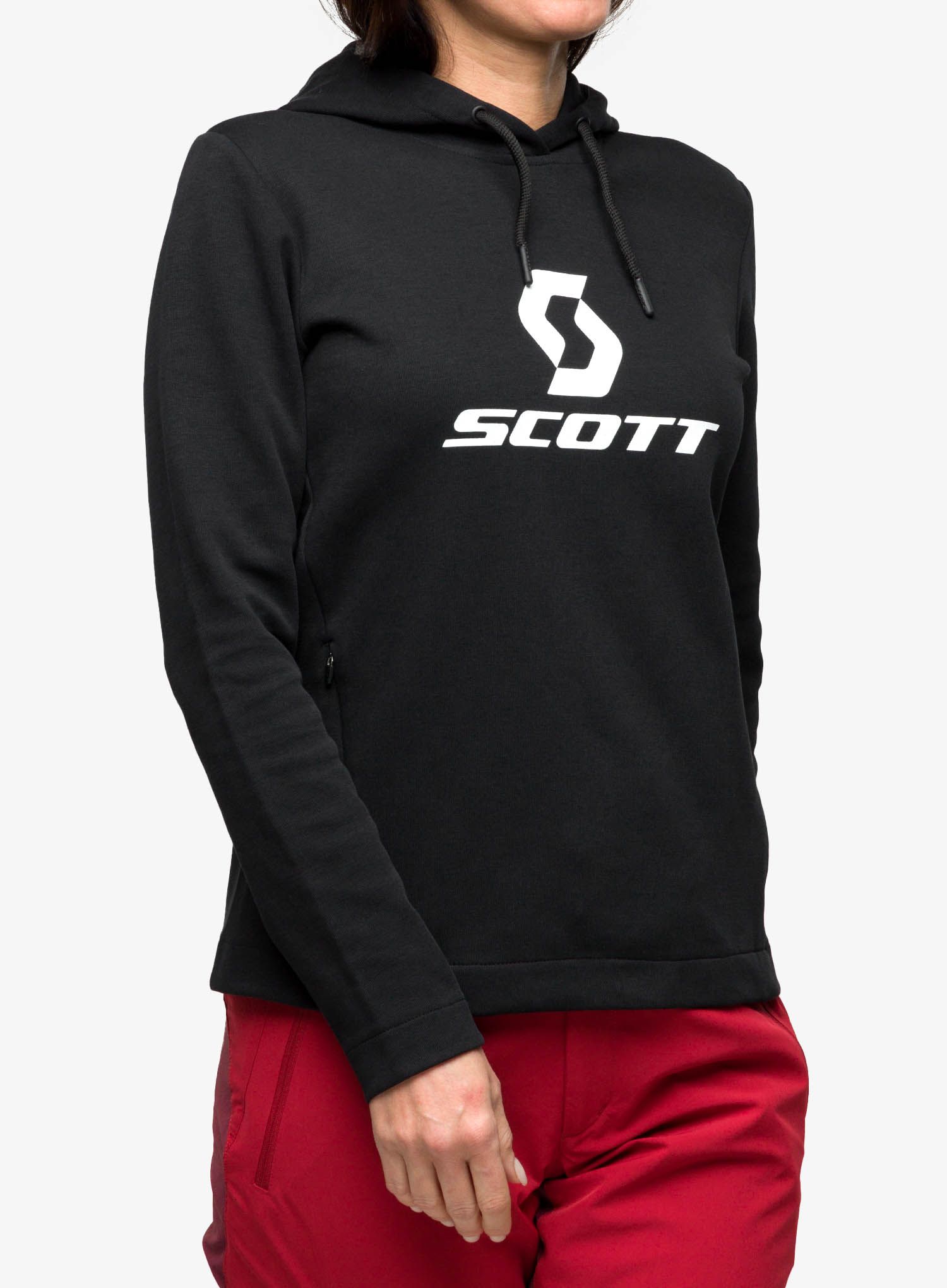 Ženska jopa s kapuco SCOTT Hoody Tech - blck