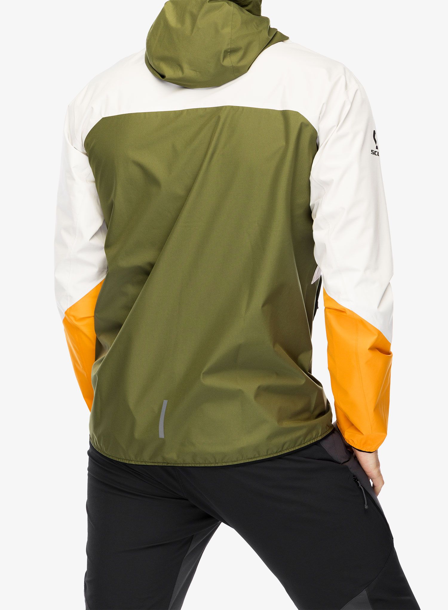 Nepremočljiva jakna SCOTT Jacket Explorair Light 2.5L - green/dust white