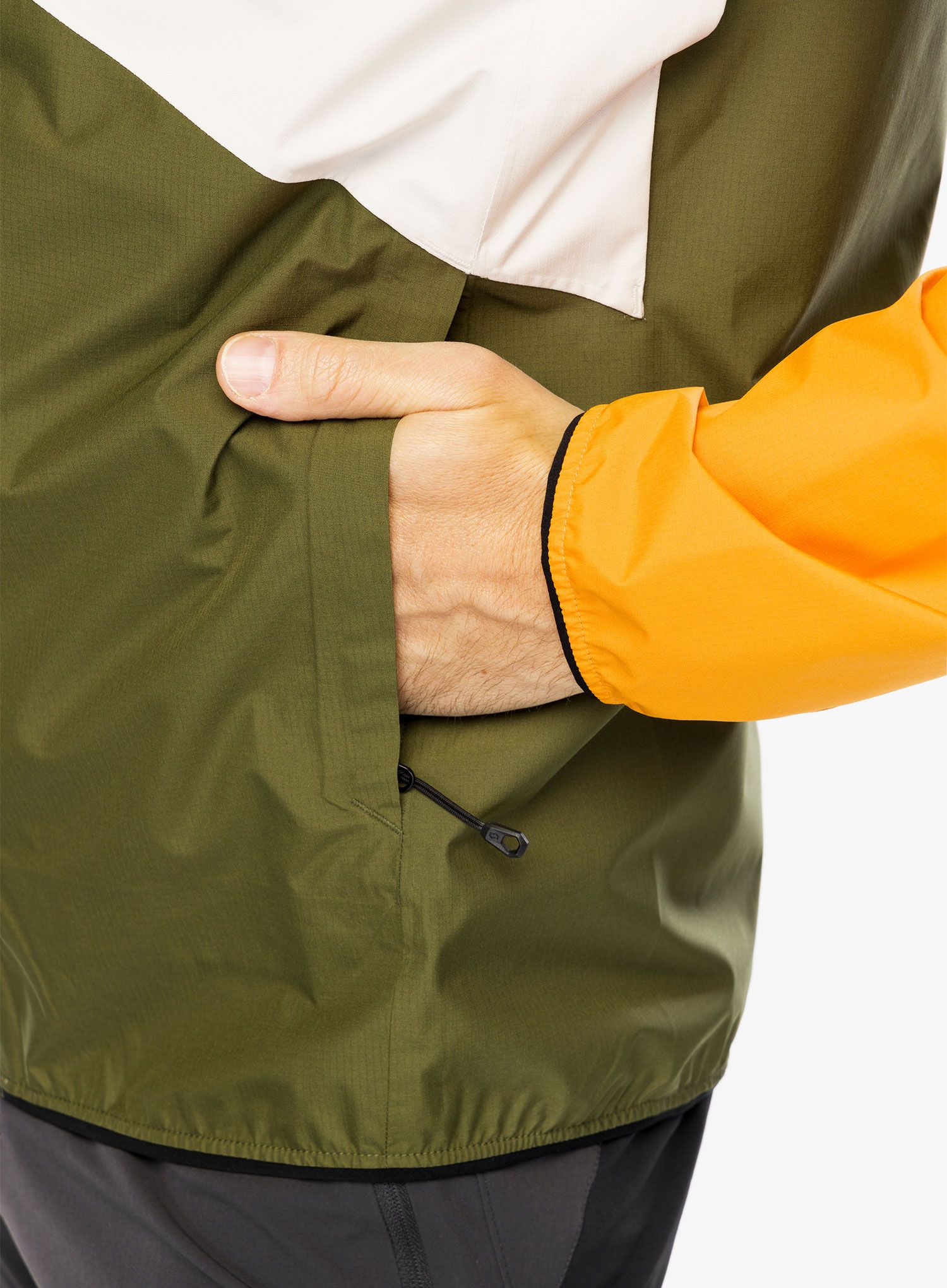 Nepremočljiva jakna SCOTT Jacket Explorair Light 2.5L - green/dust white