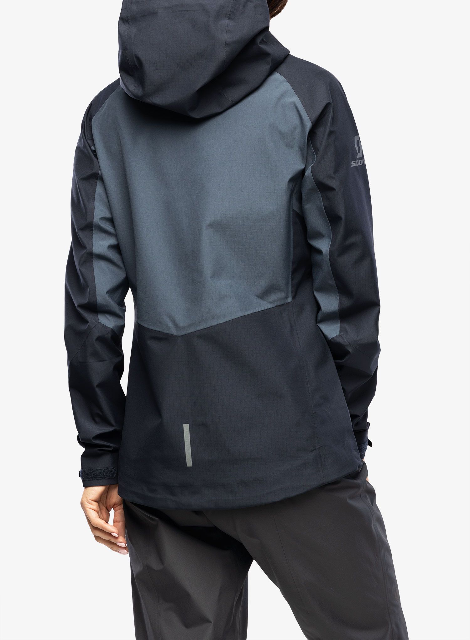 Ženska nepremočljiva jakna SCOTT Jacket Explorair Light Dryo 3L - dark blue/metal blue