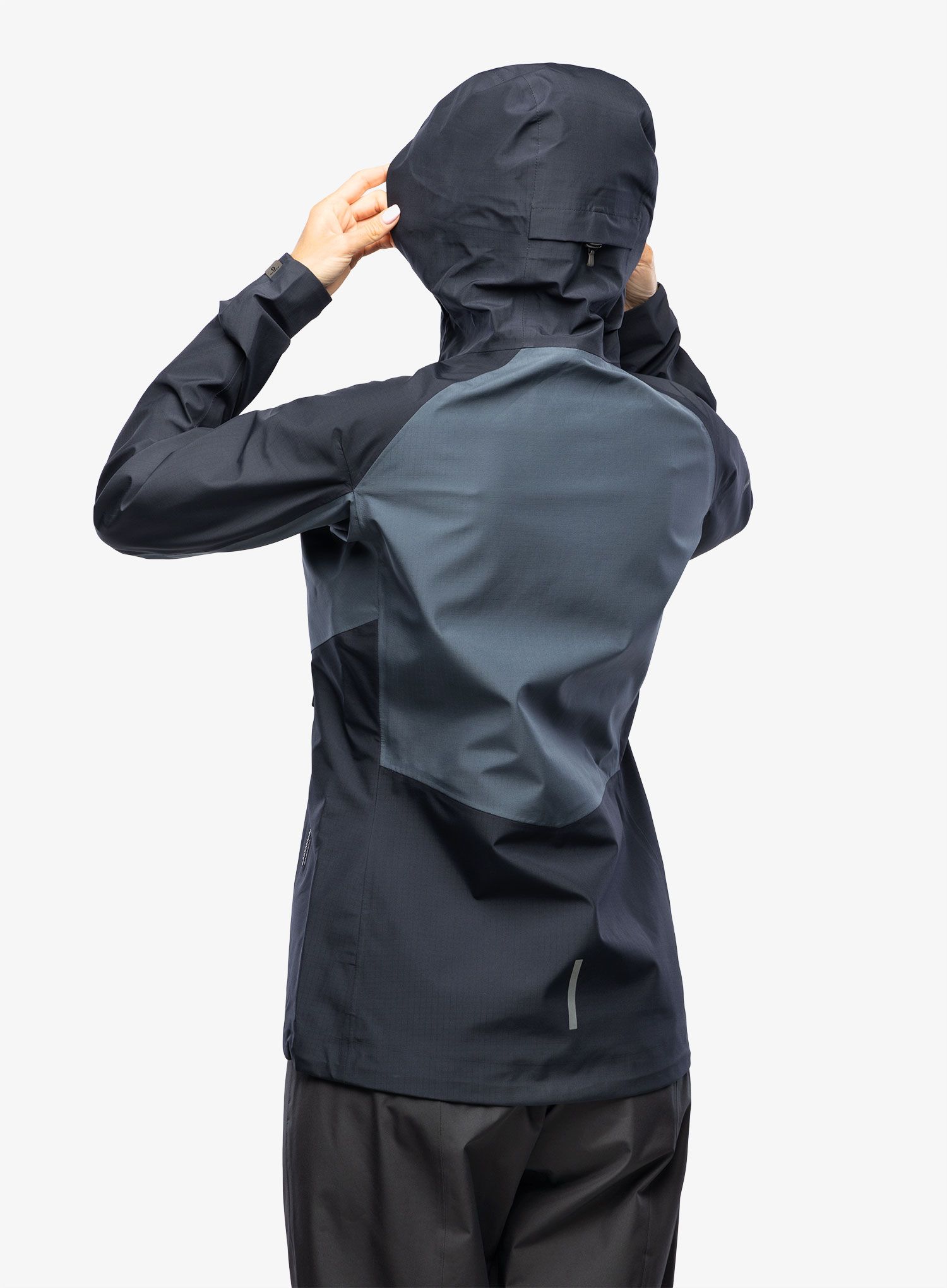 Ženska nepremočljiva jakna SCOTT Jacket Explorair Light Dryo 3L - dark blue/metal blue