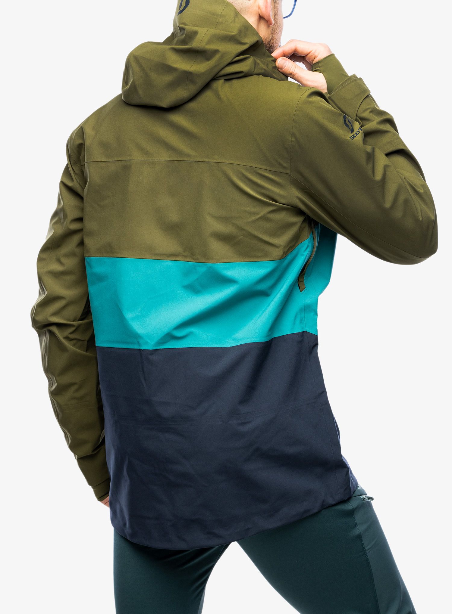 Jakna SCOTT Jacket Vertic 3L - fir green/winter green