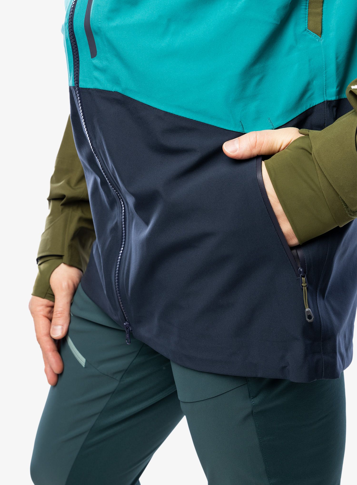 Jakna SCOTT Jacket Vertic 3L - fir green/winter green