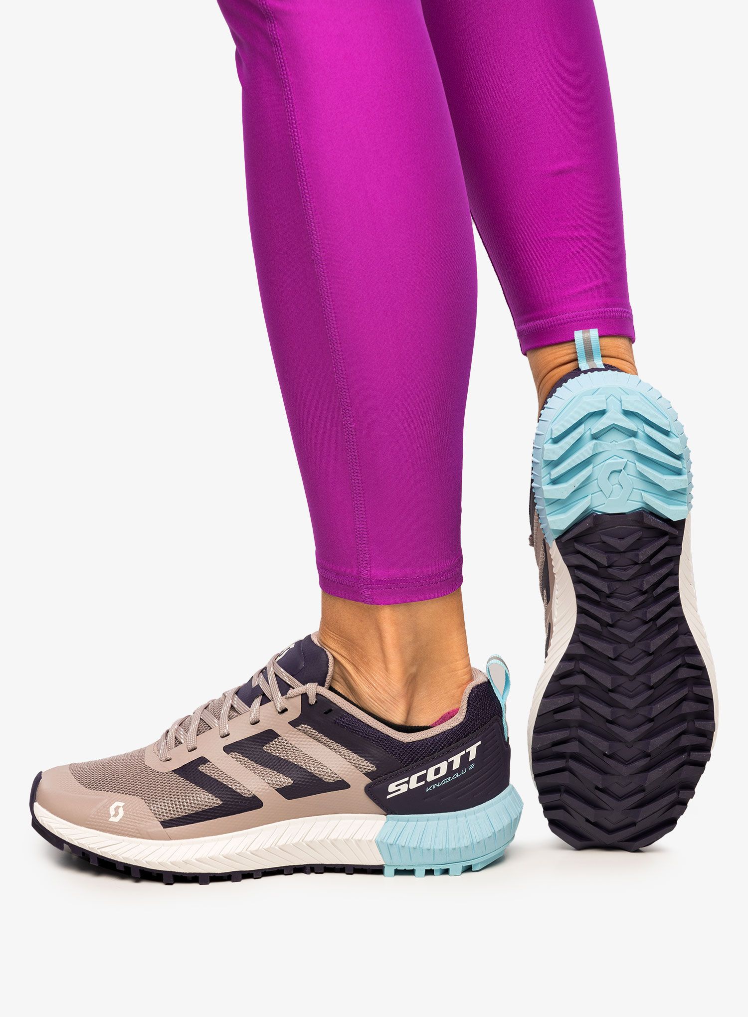 Ženski tekaški čevlji SCOTT Kinabalu 2 - blush pink/dark purple