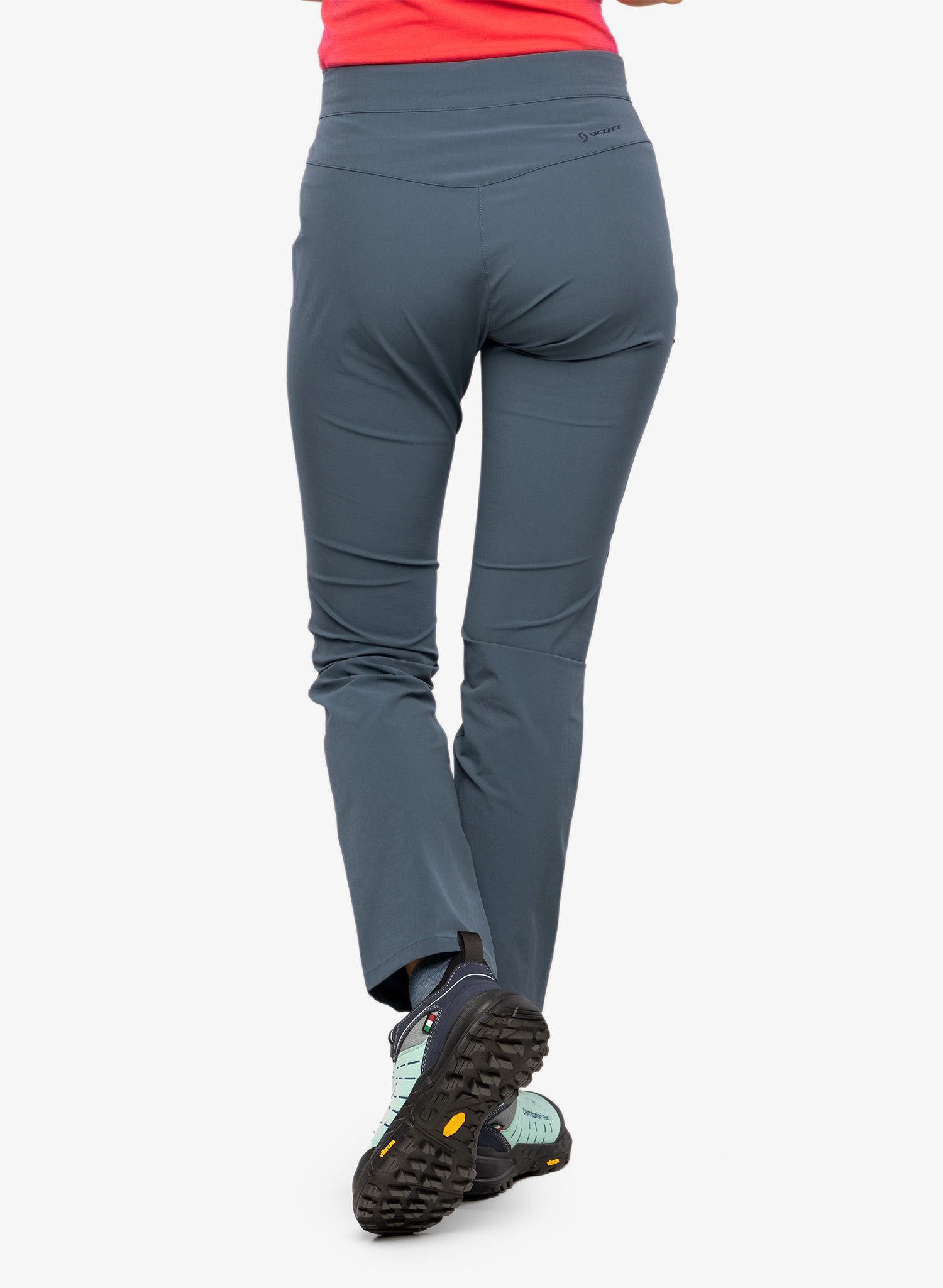 Ženske pohodniške hlače SCOTT Pant Explorair Light - metal blue/dark blue