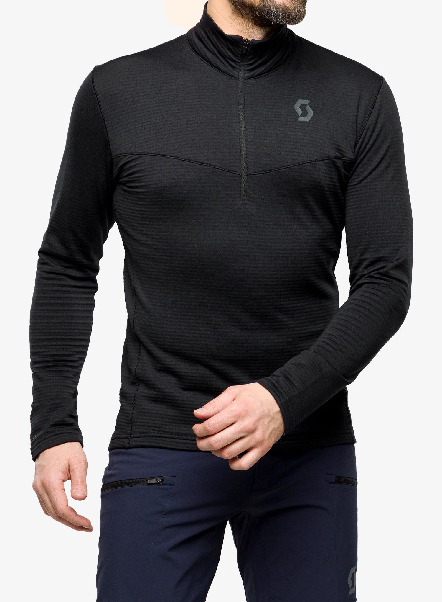 Jopica SCOTT Pullover Defined Light - black