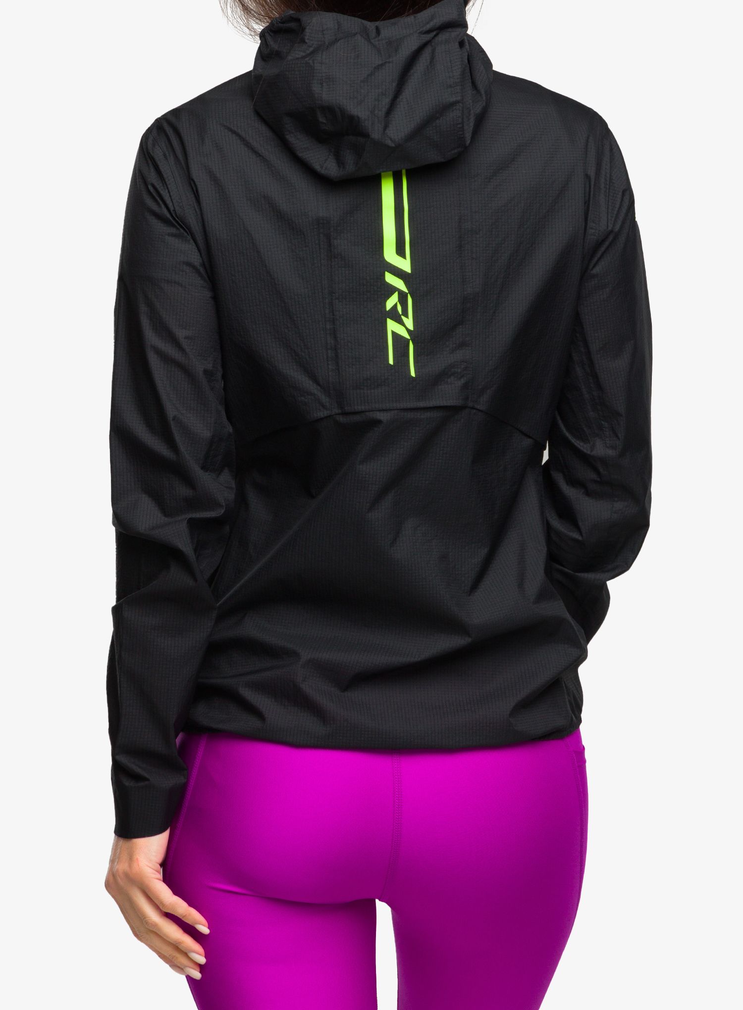 Ženska tekaška jakna SCOTT RC Run Waterproof - black/yell