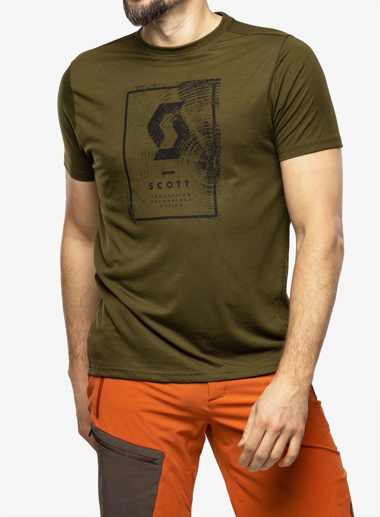 Športna majica SCOTT Shirt Defined DRI S/S - fir green