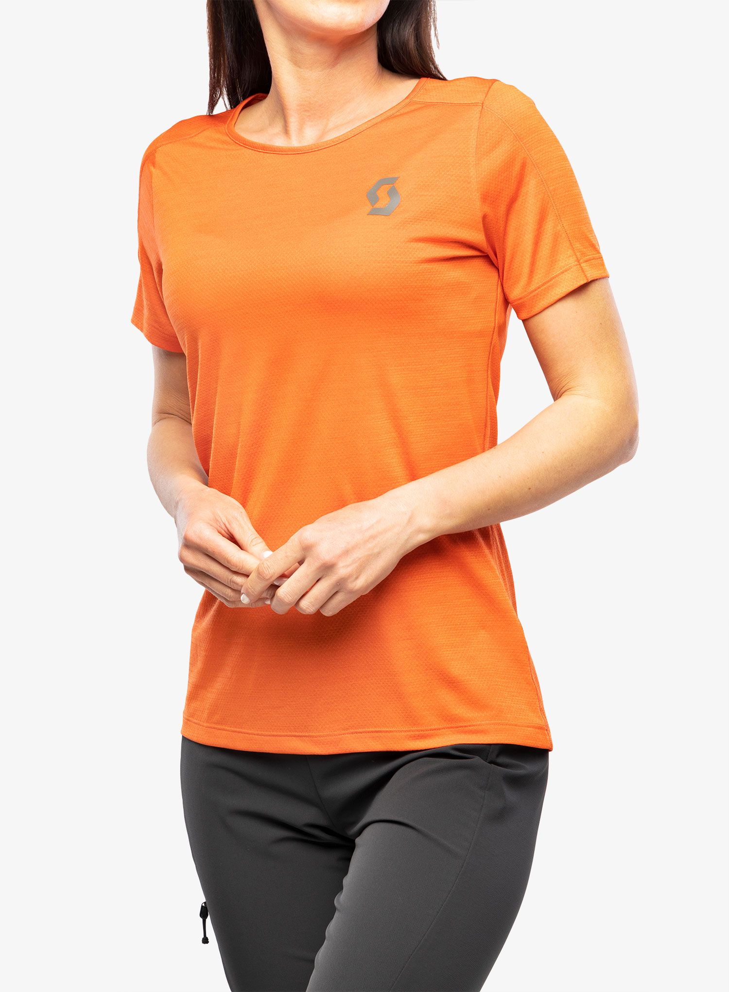 Ženska športna majica SCOTT Shirt Endurance LT S/S - orange