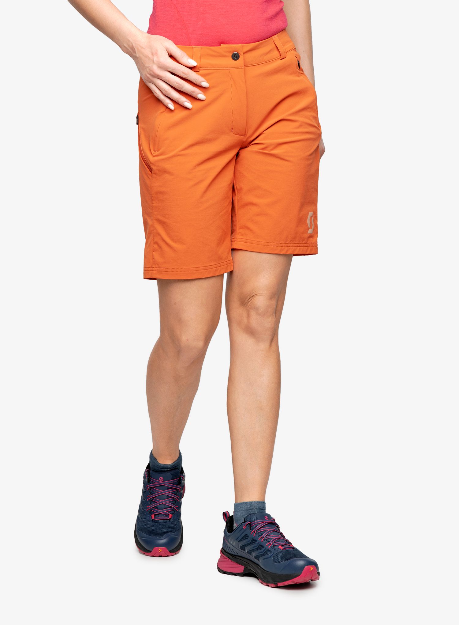 Ženske pohodniške kratke hlače SCOTT Shorts Explorair Tech - braze orange