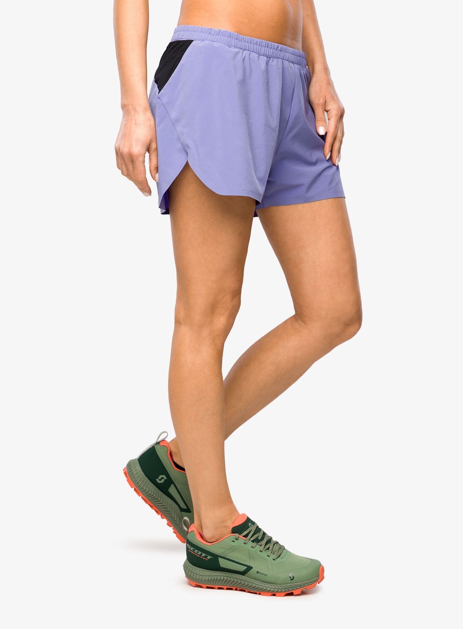 Ženske tekaške kratke hlače SCOTT Split Shorts RC Run - dream blue/black