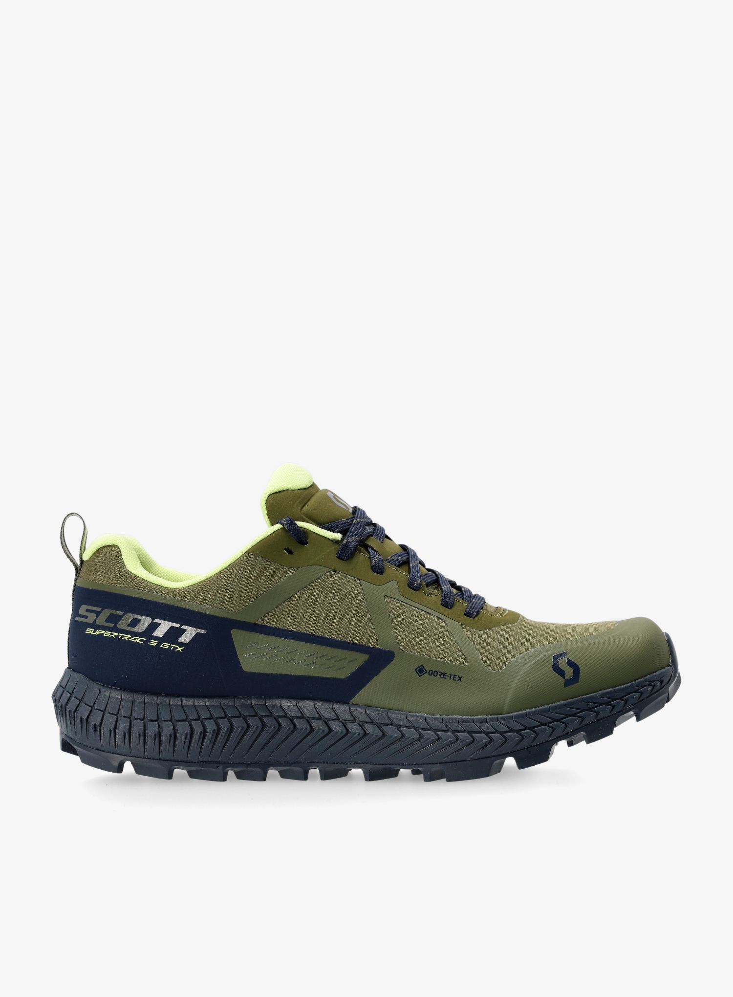 Trail tekaški čevlji SCOTT Supertrac 3 GTX - fir green/dark blue