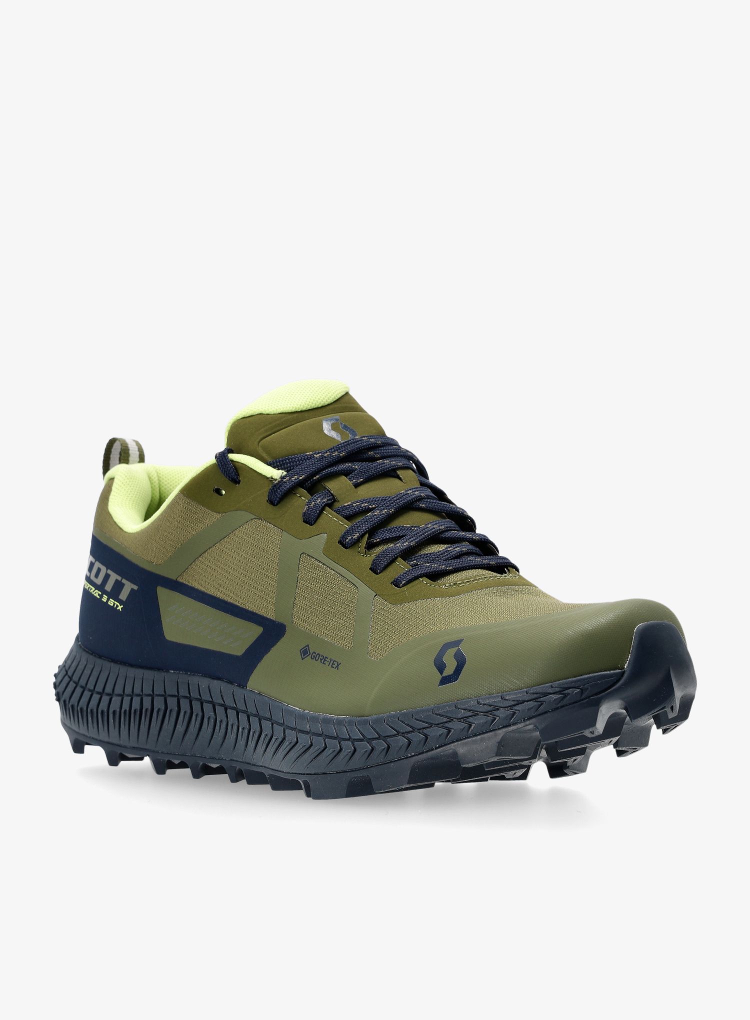 Trail tekaški čevlji SCOTT Supertrac 3 GTX - fir green/dark blue