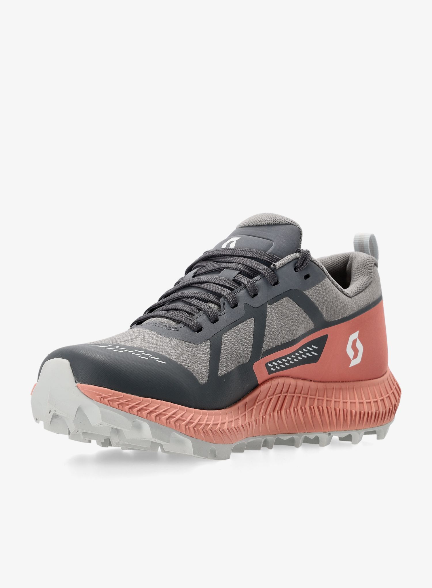 Ženski tekaški čevlji SCOTT Supertrac 3 GTX - slate grey/terra red