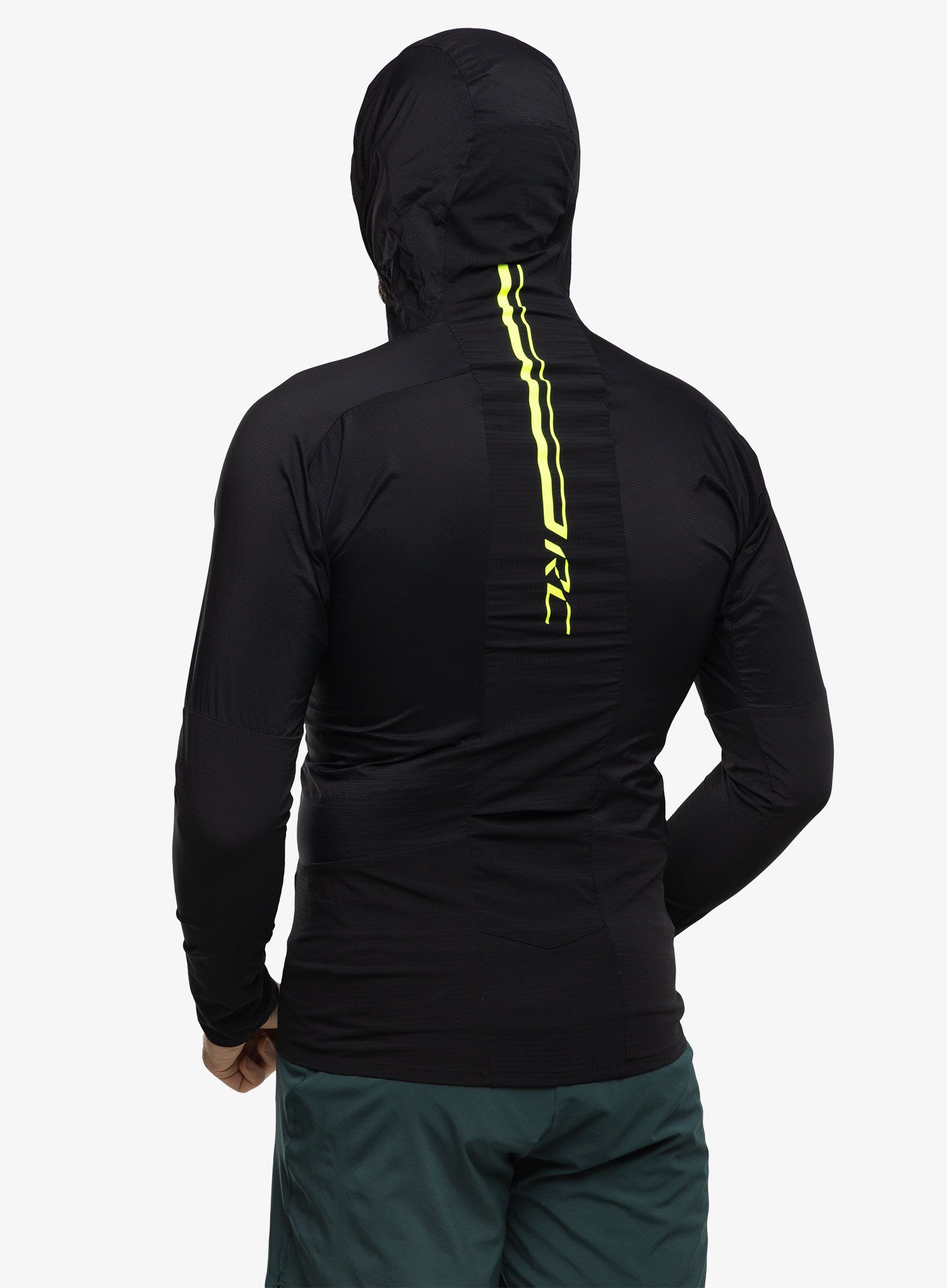 Tekaška jakna SCOTT Windshield RC Run - black/yellow