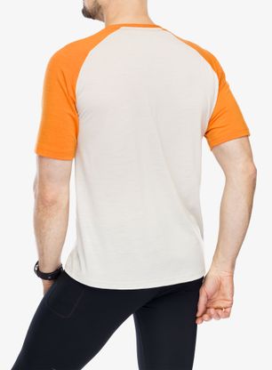 Merino majica SCOTT Tee Defined Merino SS - orange/dust white