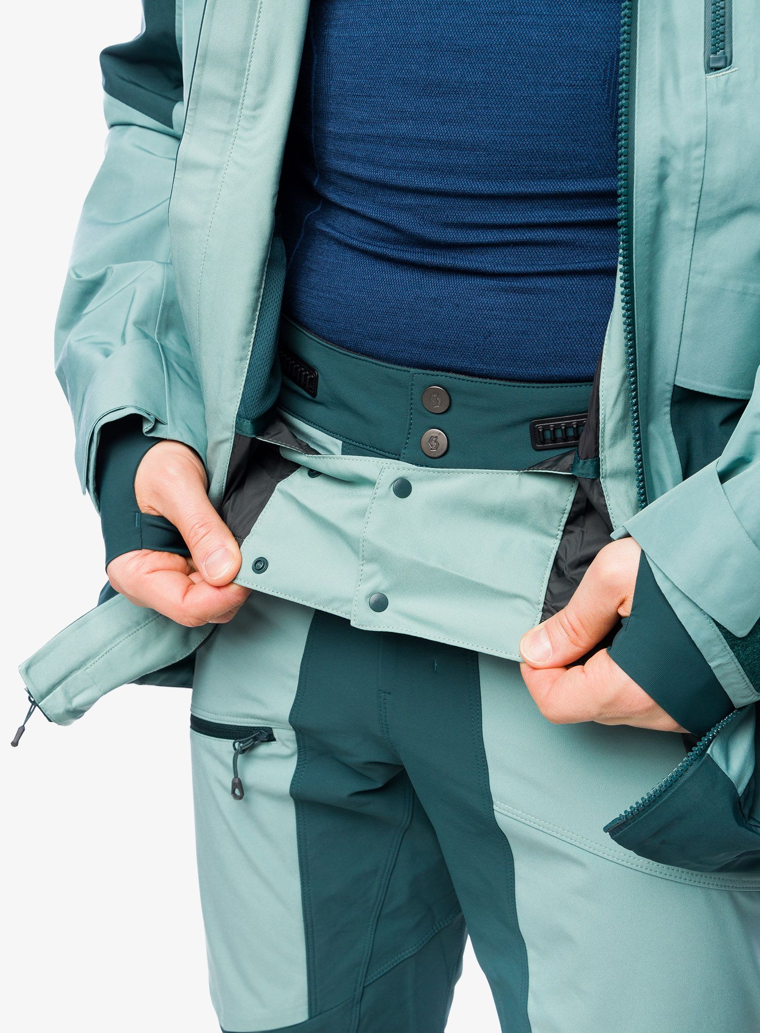 Nepremočljiva jakna SCOTT Vertic GTX 2L Jacket - aruba green/northern mint grn