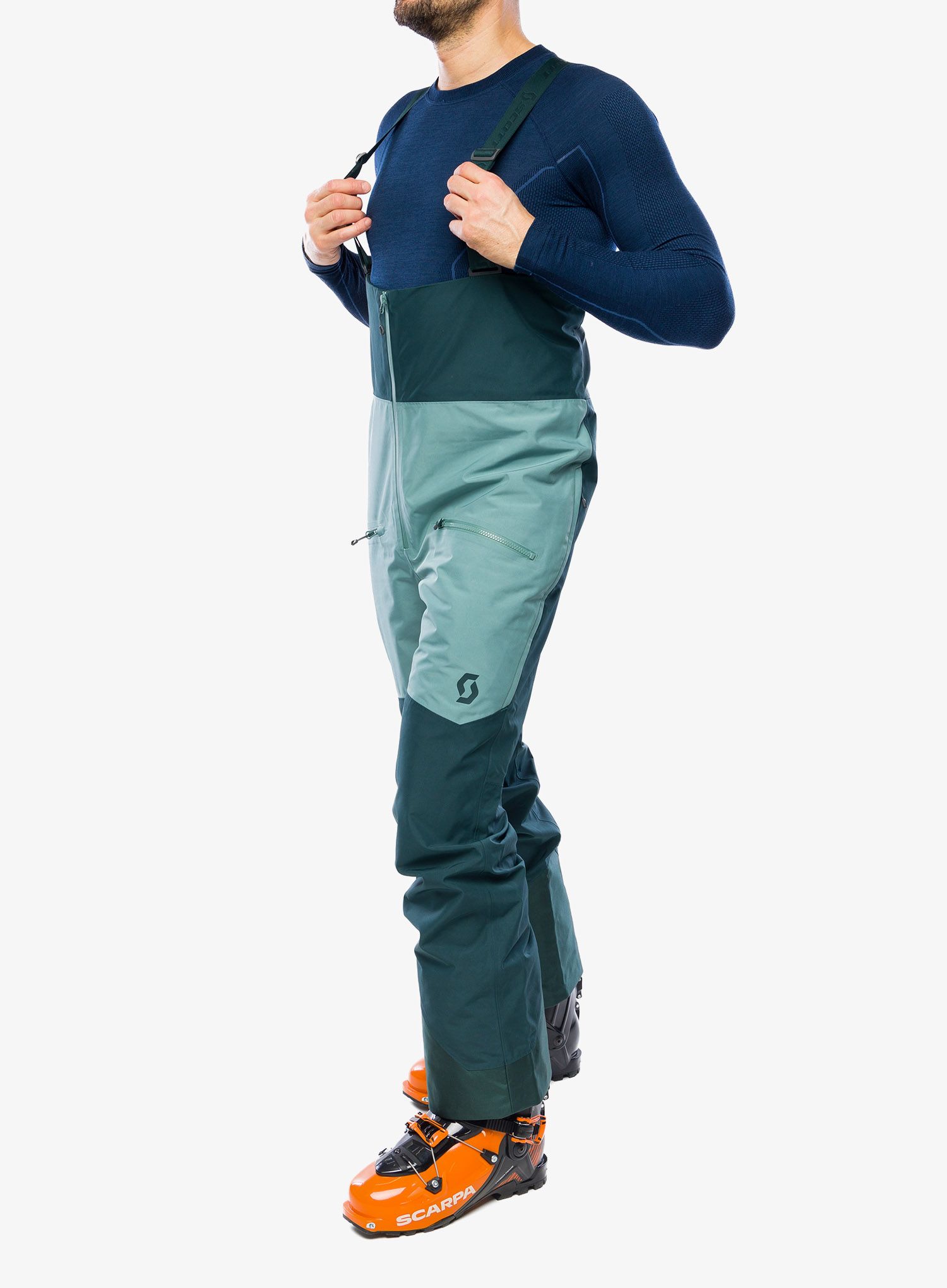 Smučarske hlače SCOTT Vertic GTX 2L Pants - aruba green/northern mint grn