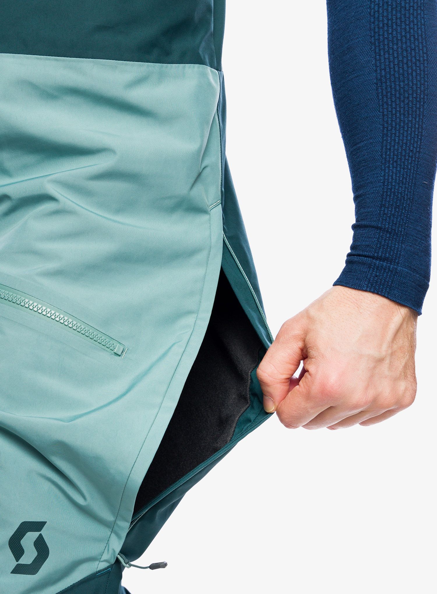 Smučarske hlače SCOTT Vertic GTX 2L Pants - aruba green/northern mint grn