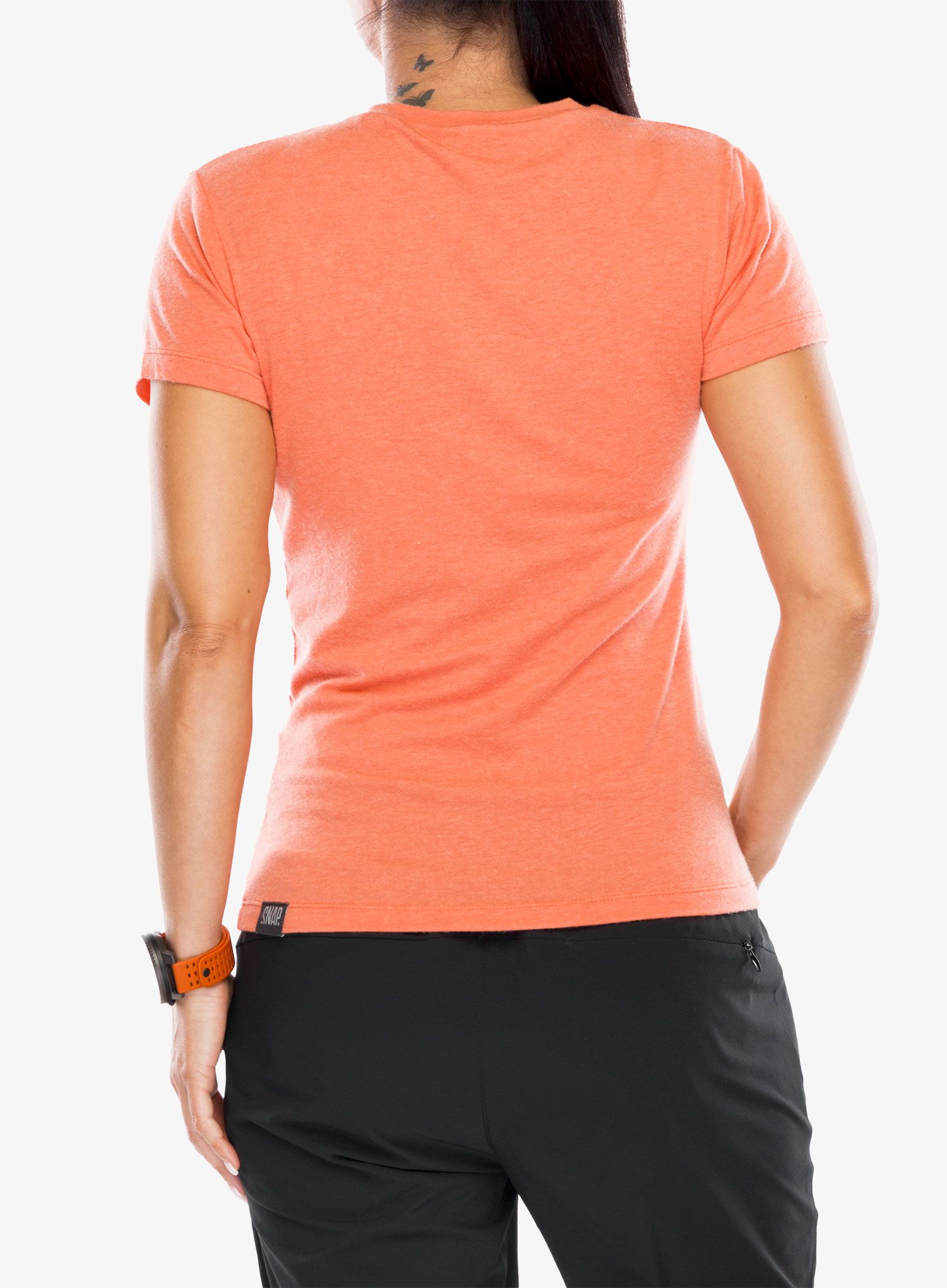 Ženska merino majica SNAP Technical Merino T-Shirt - emberglow
