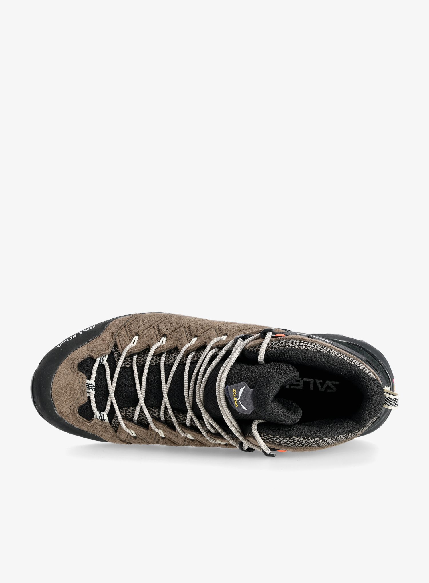 Ženski pohodniški čevlji Salewa Alp Mate Mid WP - brindle/oatmeal