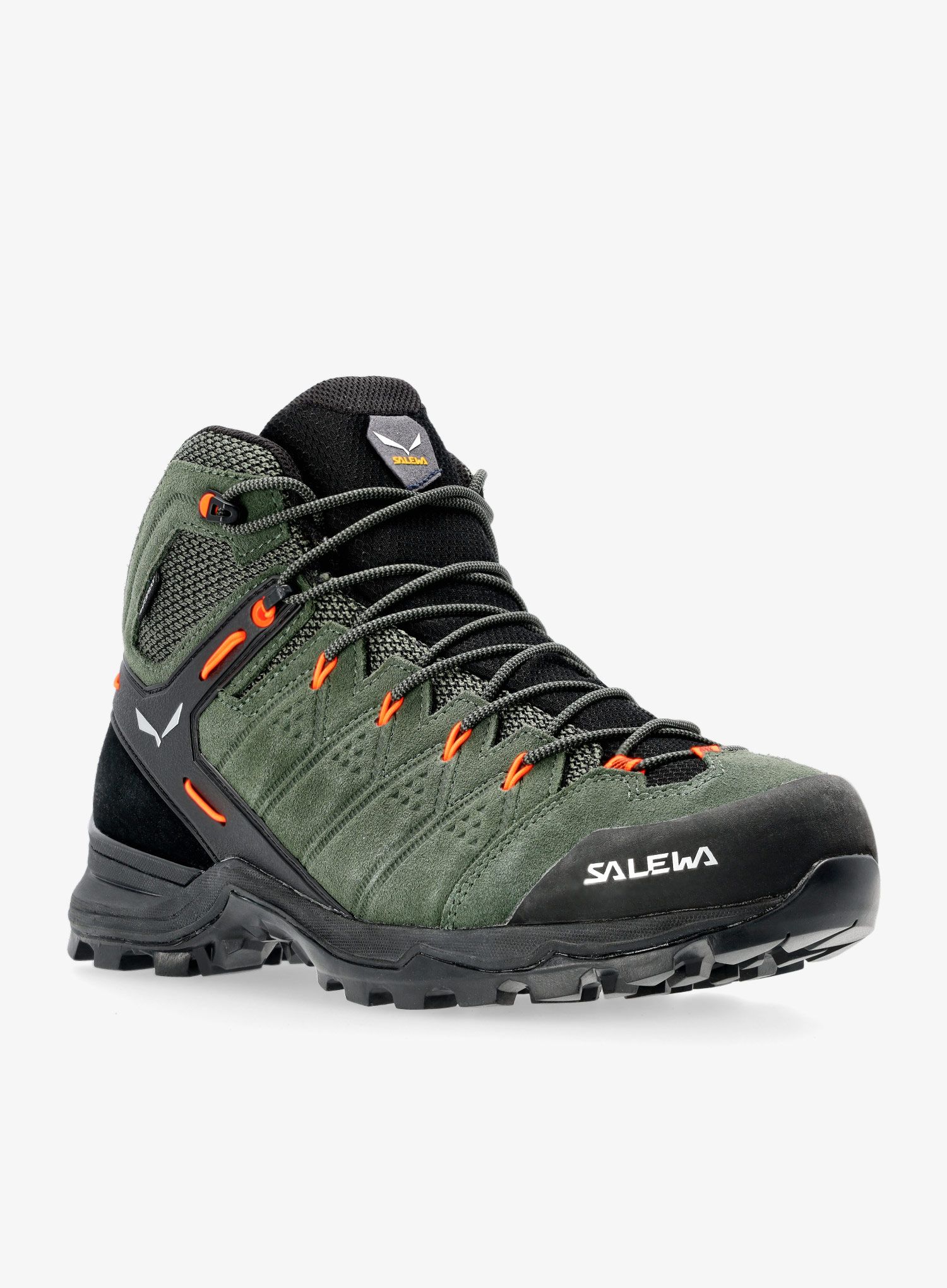 Treking čevlji Salewa Alp Mate Mid WP - thyme/black