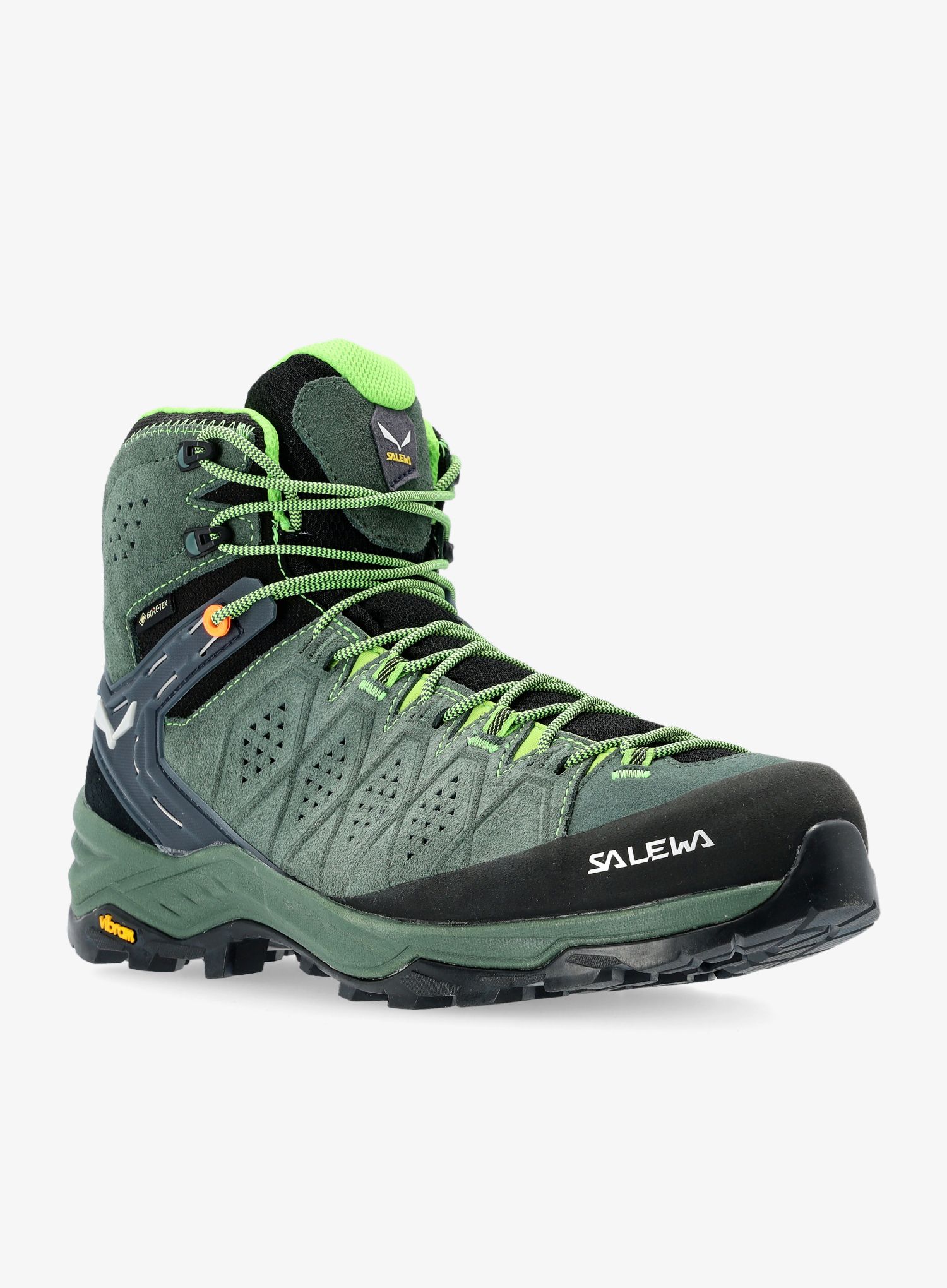 Treking čevlji Salewa Alp Trainer 2 Mid GTX - raw green/pale frog