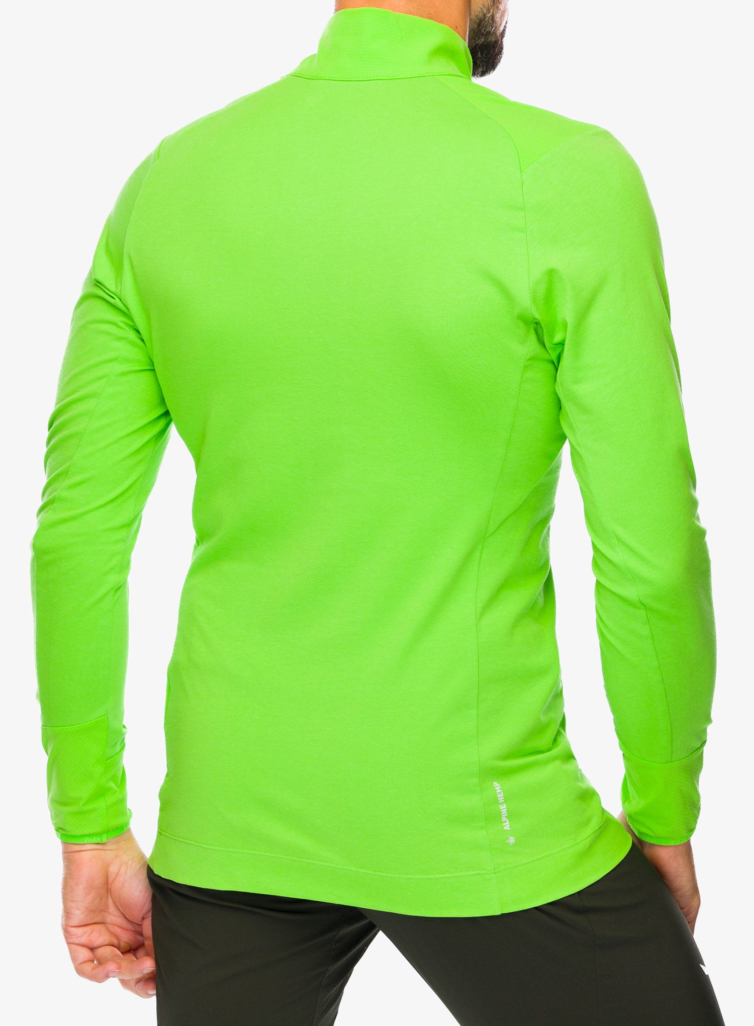 Plezalna jopa Salewa Alpine Hemp Half Zip - pale frog