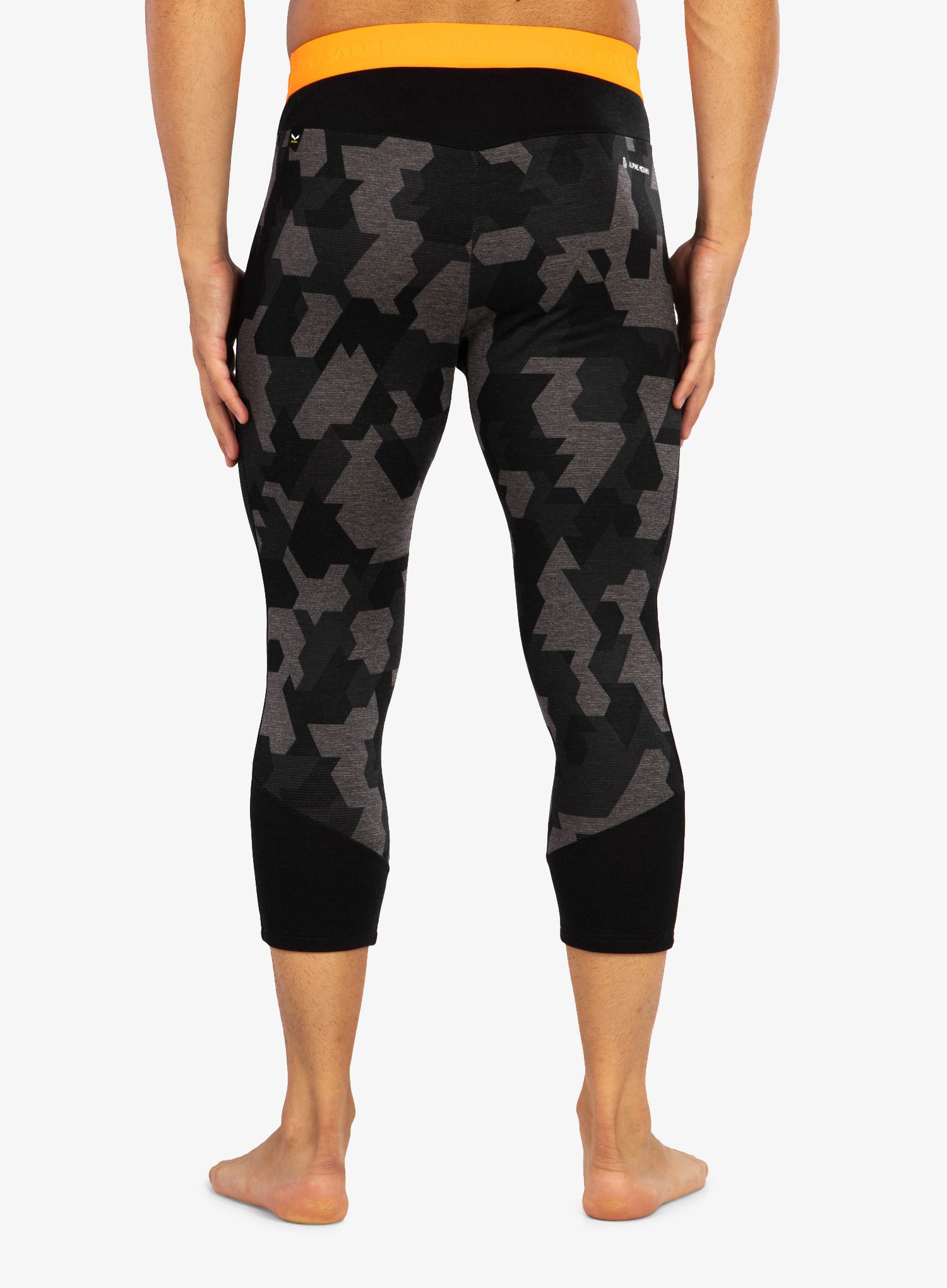 Termo pajkice Salewa Boe AM 3/4 Tight - black out