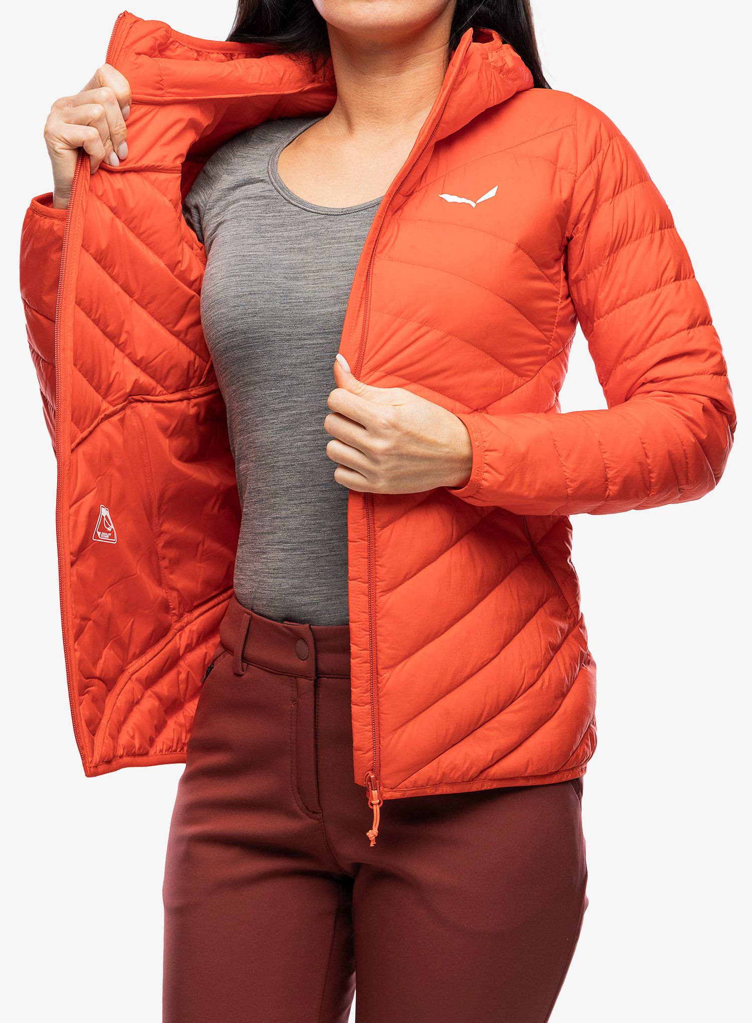 Ženska jakna Salewa Brenta RDS Down Jacket - flame