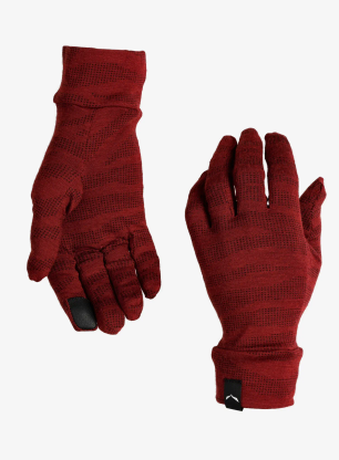 Ženske volnene rokavice Salewa Cristallo AM Gloves - crevasse syrah