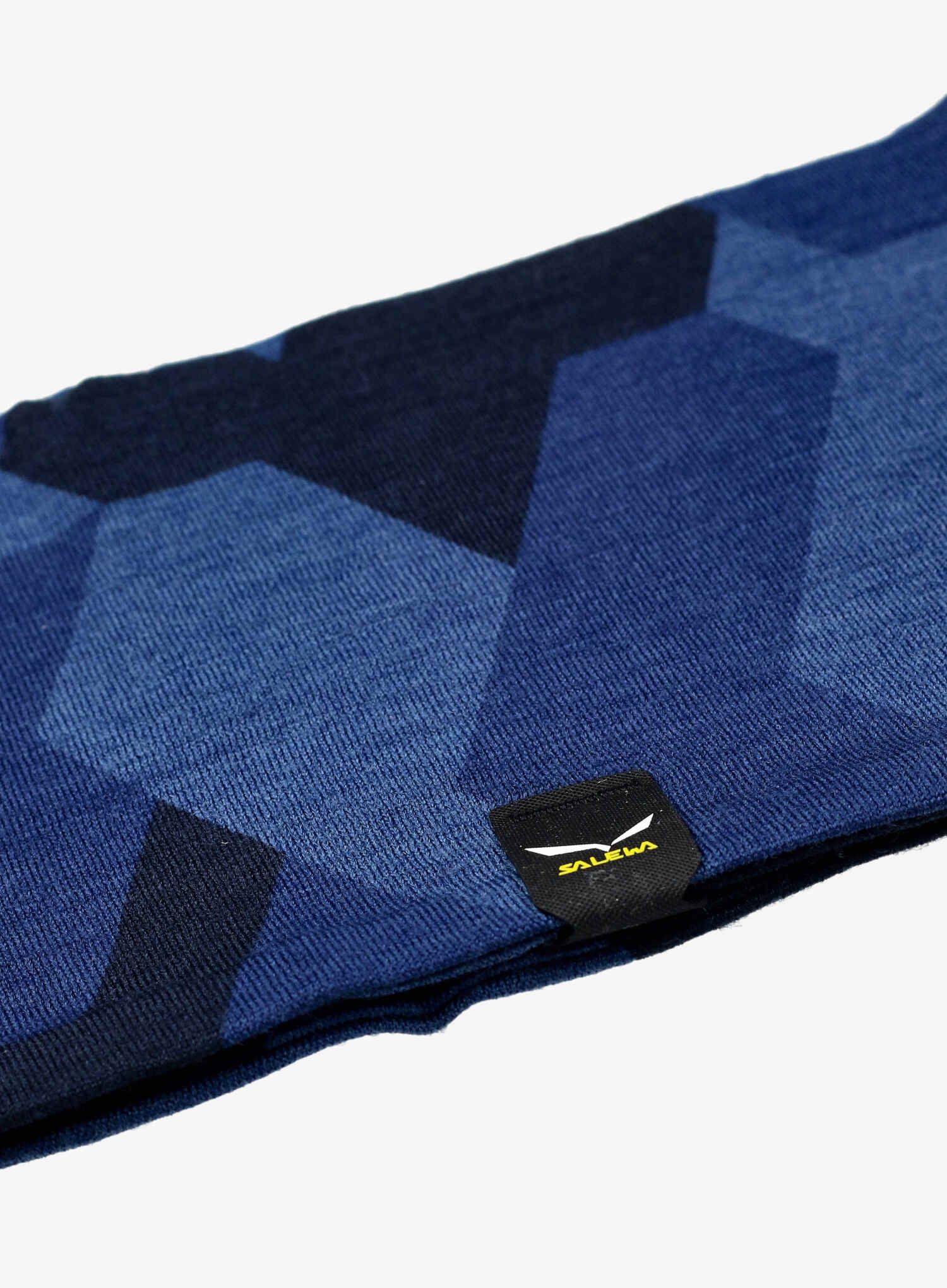 Športni naglavni trak Salewa Cristallo Headband - navy camou