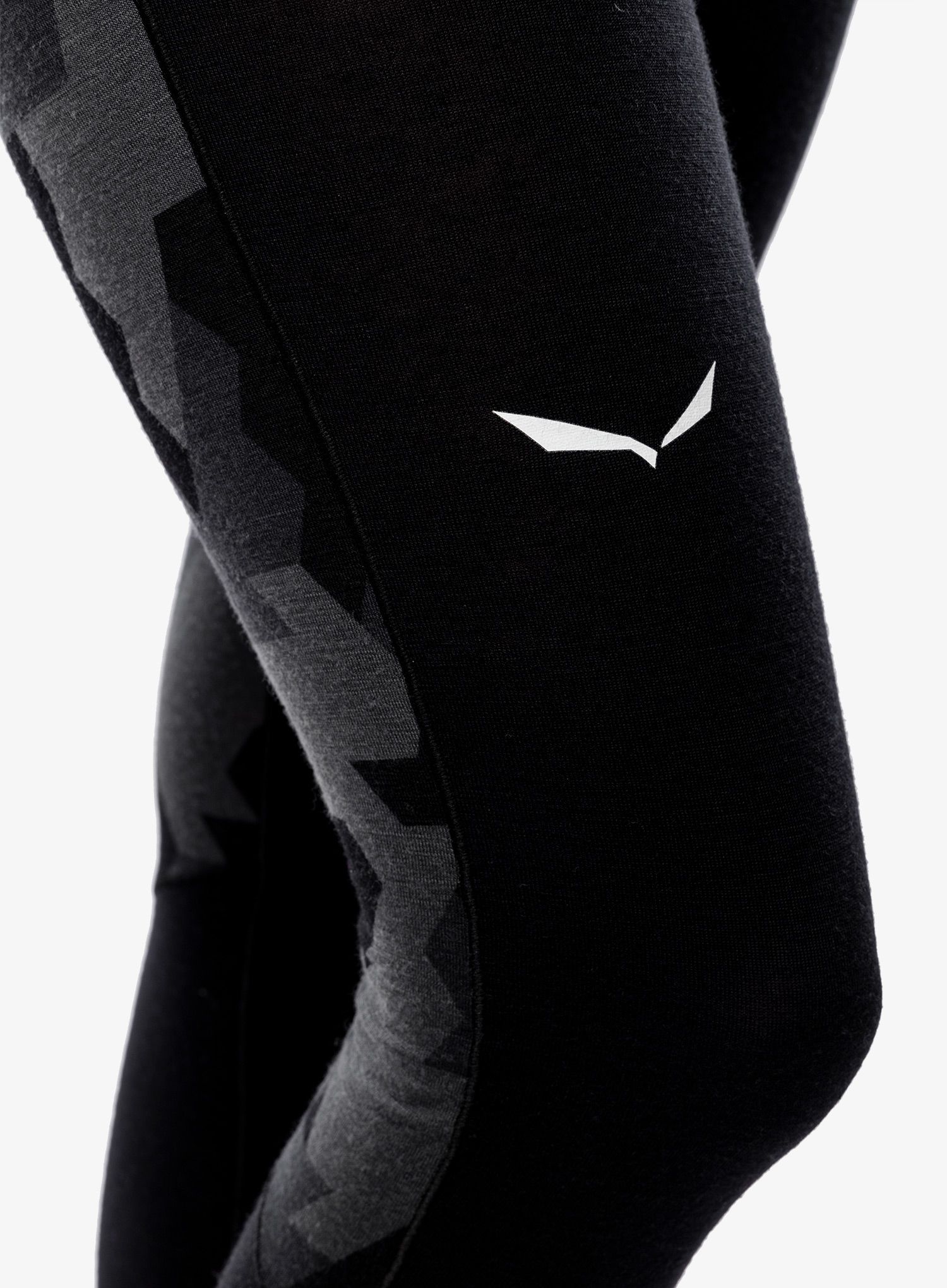 Ženske termo pajkice Salewa Cristallo Warm Amr 3/4 Tight - black out