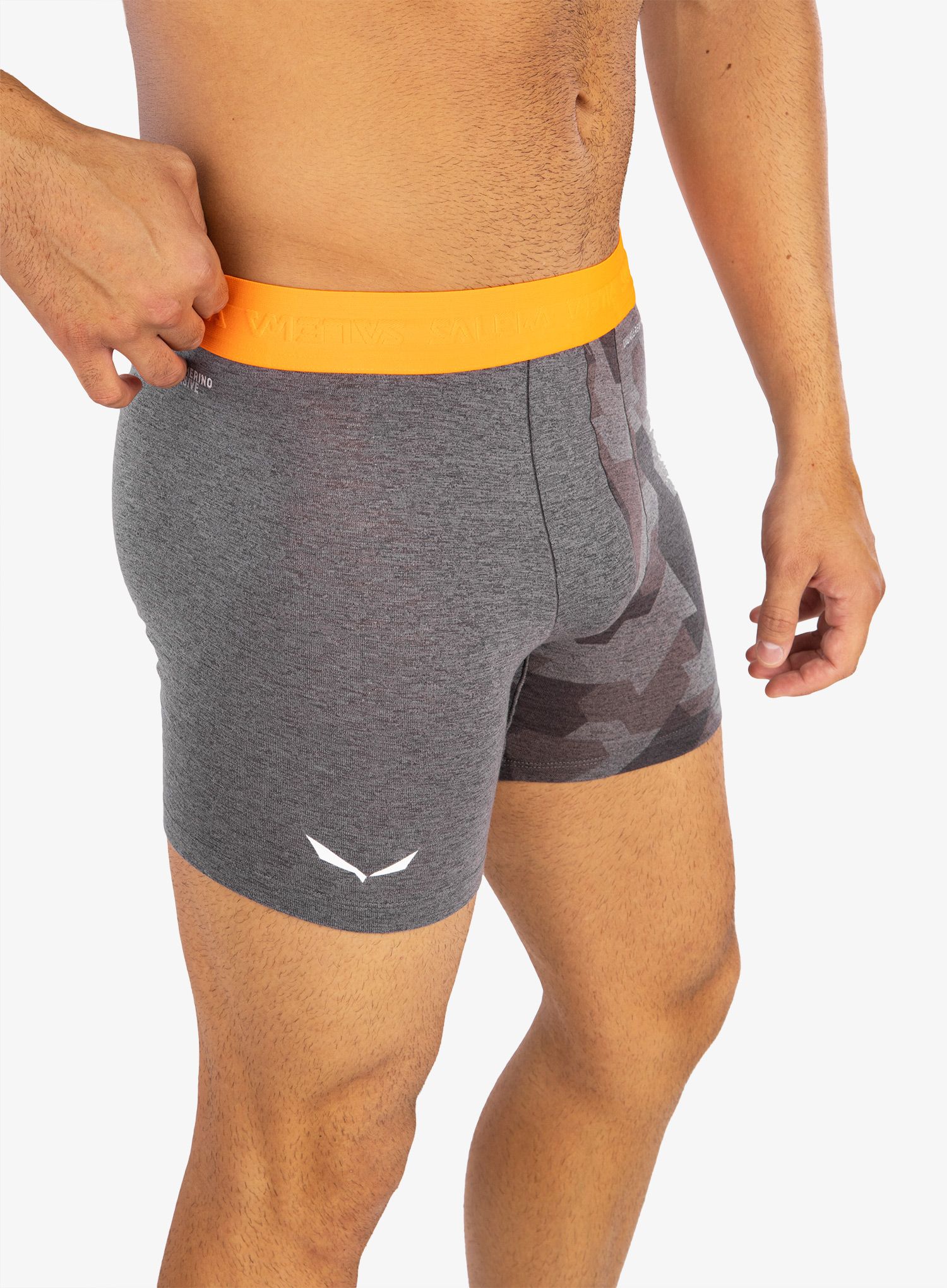 Boksarice Salewa Cristallo Warm Amr Boxer - heather grey