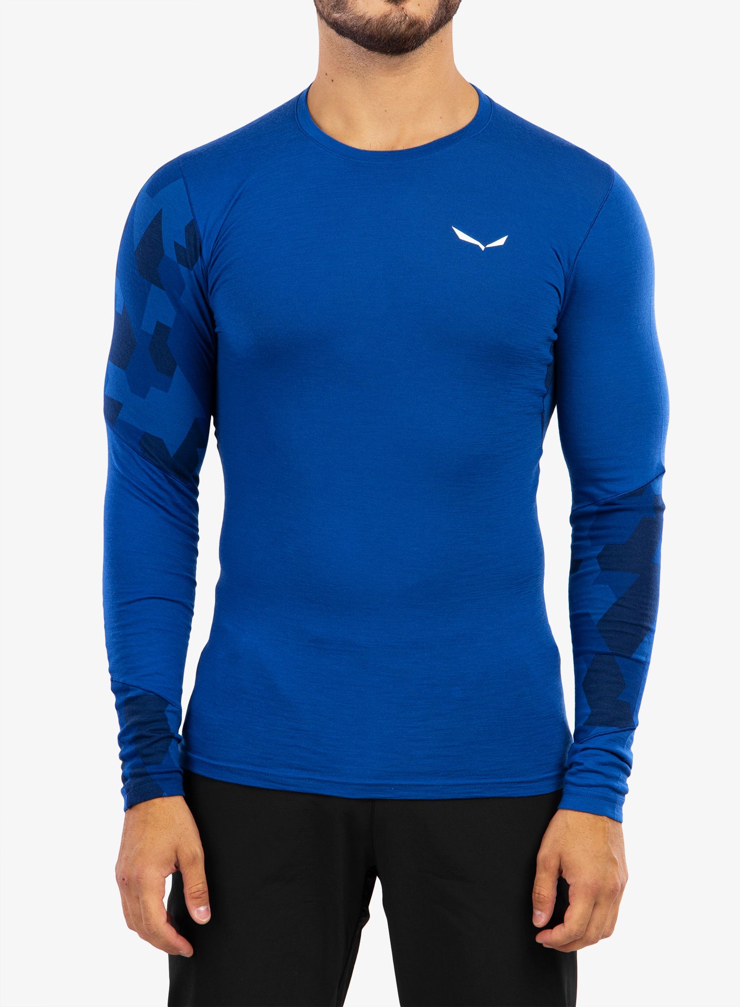 Termo flis jopa Salewa Cristallo Warm Amr L/S Tee - electric