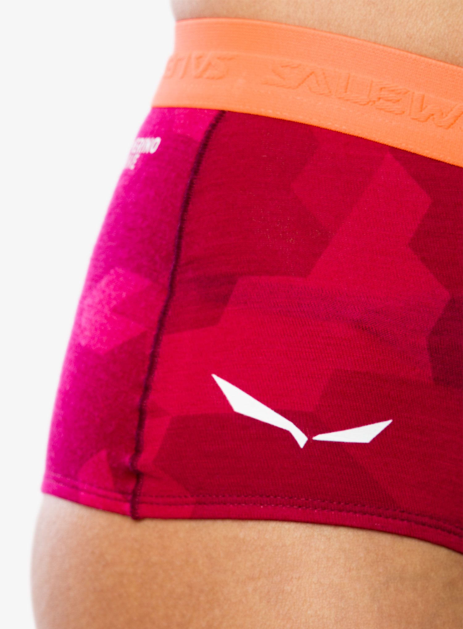 Ženske boksarice Salewa Cristallo Warm Amr Panties - rhodo red
