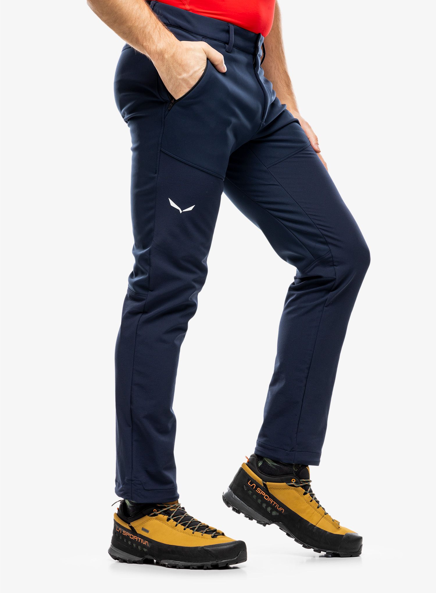 Pohodne hlače Salewa Dolomia Pant - navy blazer