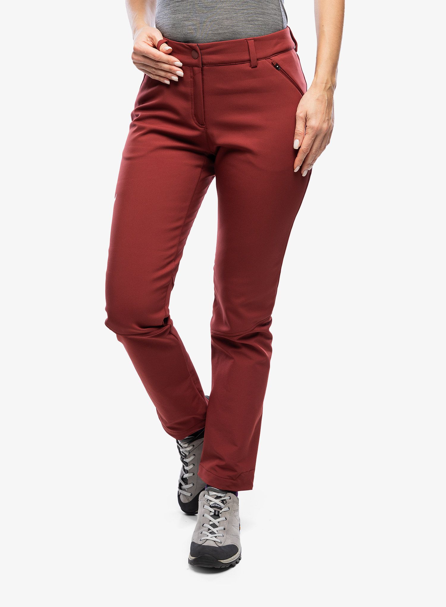 Ženske pohodniške hlače Salewa Dolomia Pant - syrah
