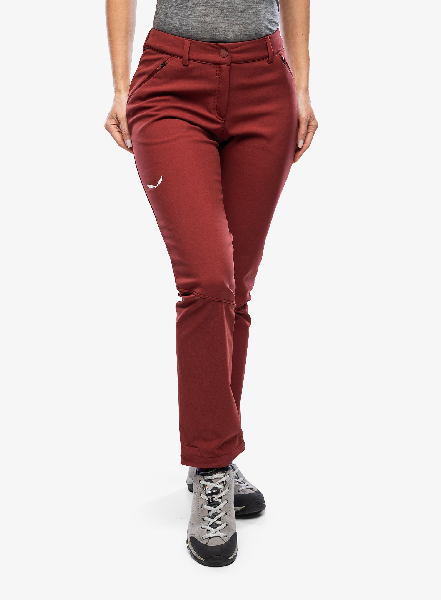 Ženske pohodniške hlače Salewa Dolomia Pant - syrah