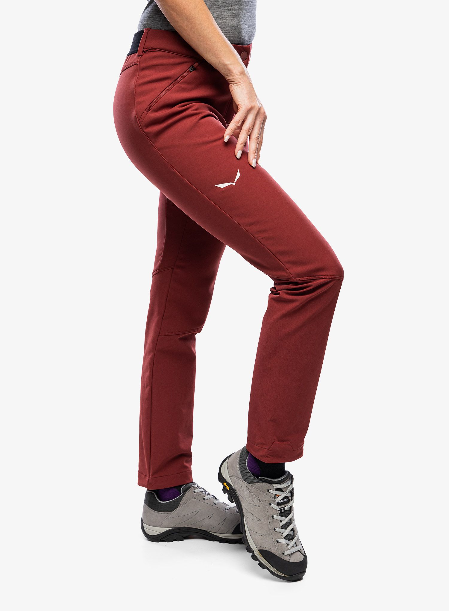 Ženske pohodniške hlače Salewa Dolomia Pant - syrah