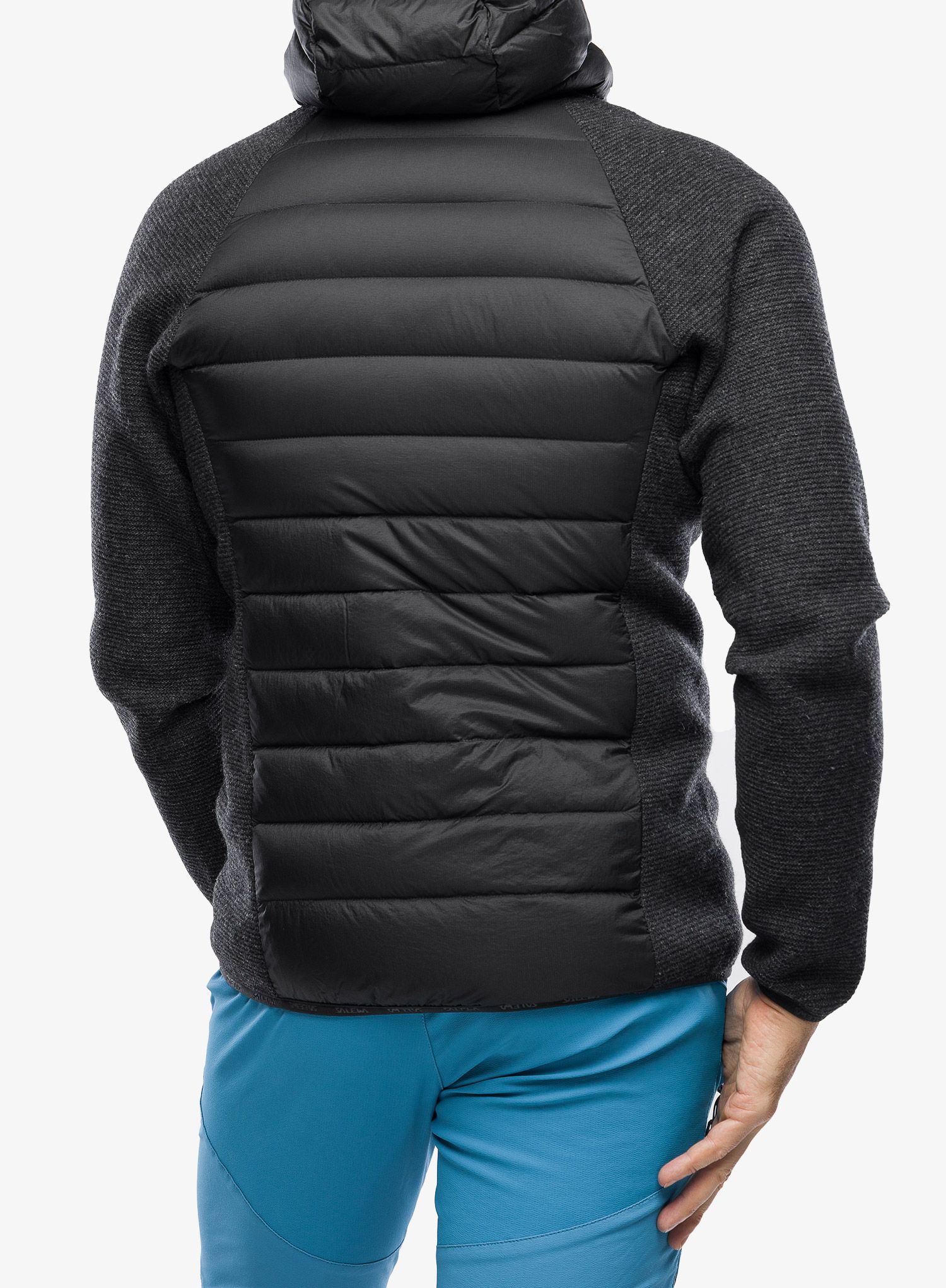 Hibridna jakna Salewa Fanes Sarner/RDS Down Hybrid Jacket - black out