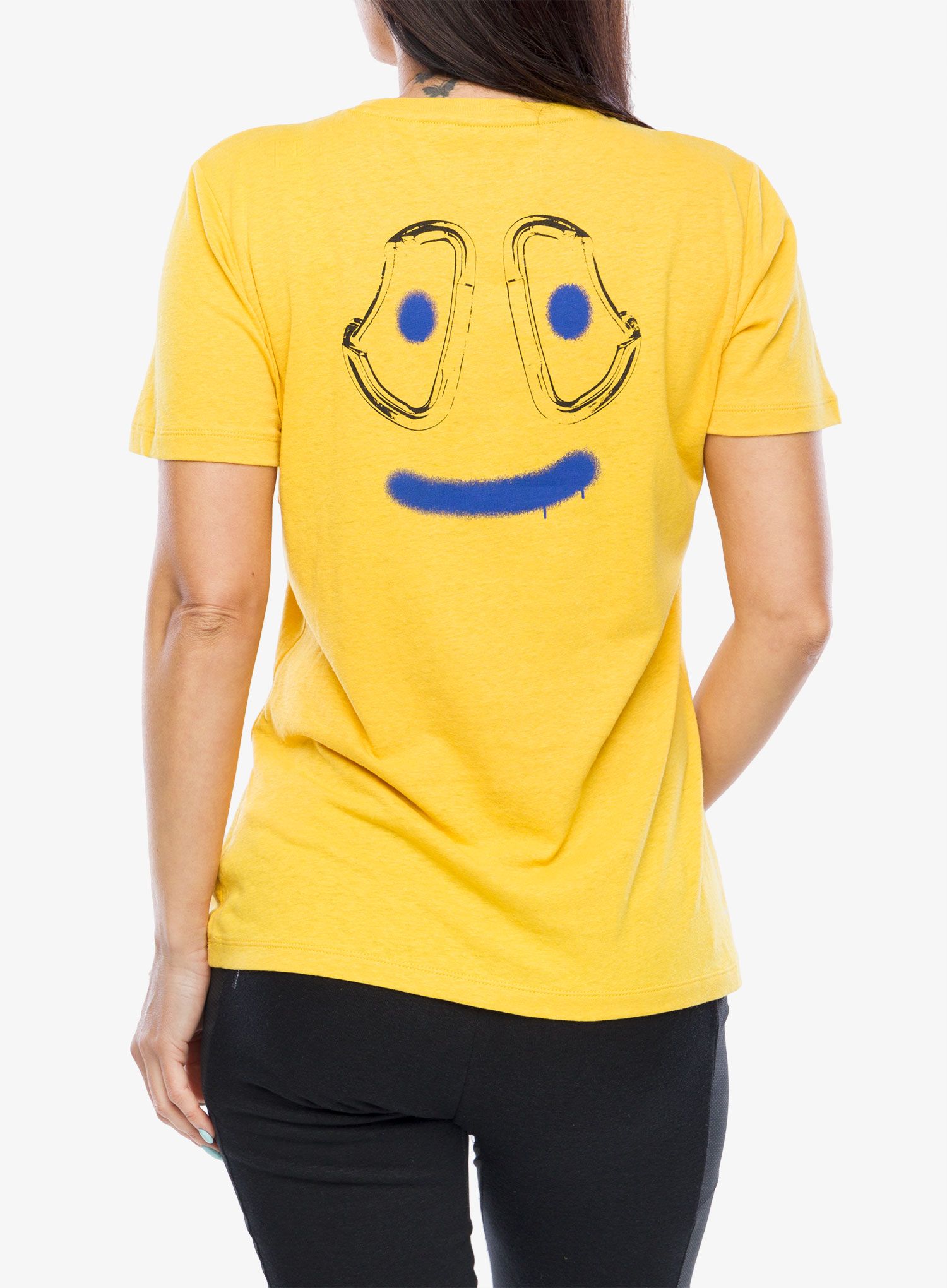 Ženska majica Salewa Lavaredo Hemp Print T-Shirt - gold