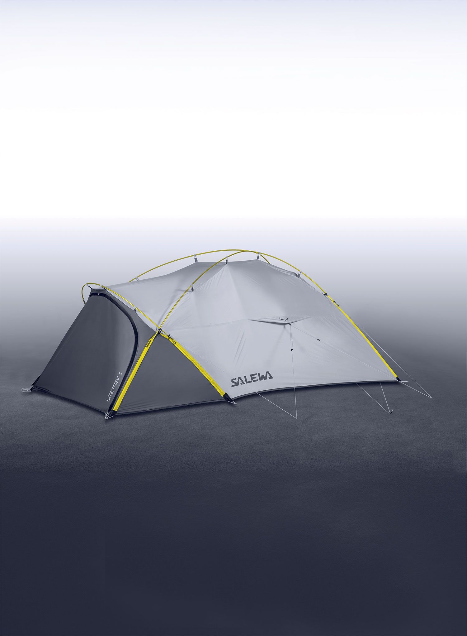Šotor za 3 osebe Salewa Litetrek Pro III Tent - lightgrey/mango