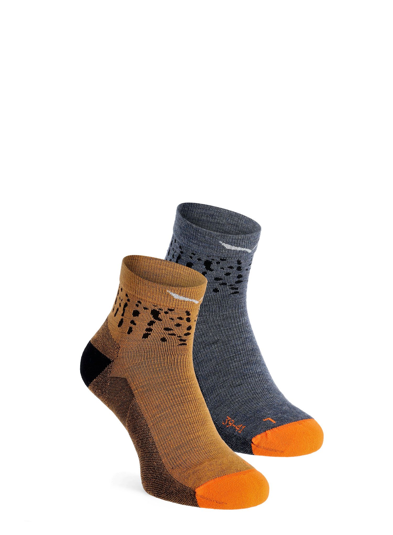 Pohodniške nogavice Salewa MTN TRN Sal. AM Qrt Sock - java blue/brown