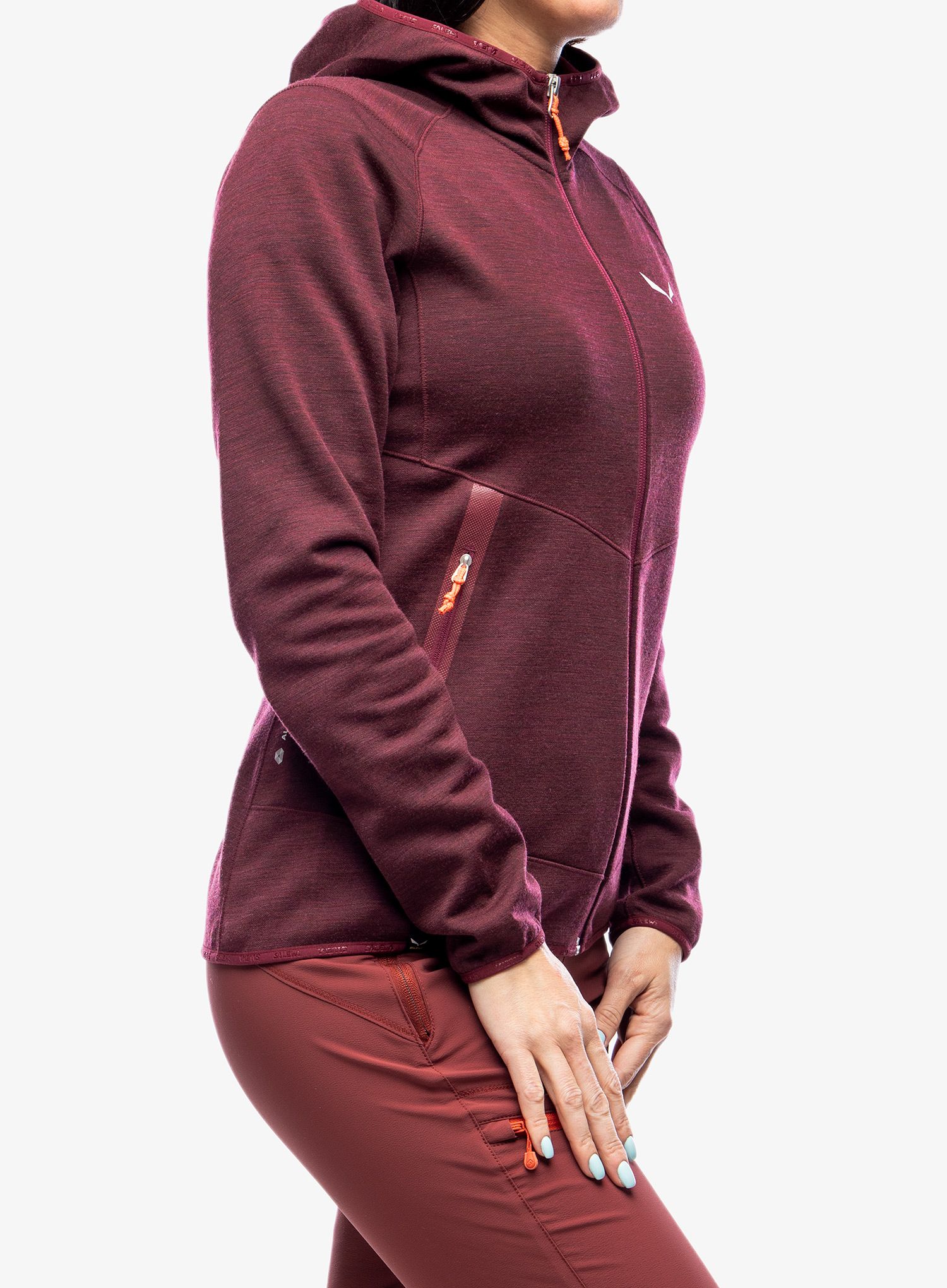 Ženska jopica Salewa Nuvolao Alpine Wool Jacket - rhodo red