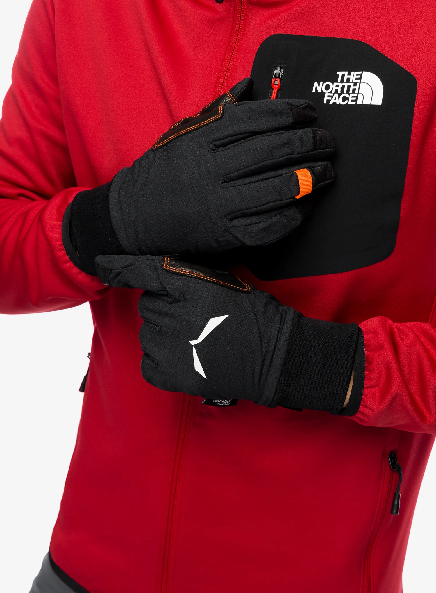 Pohodniške rokavice Salewa Ortles DST/AM Gloves - black out